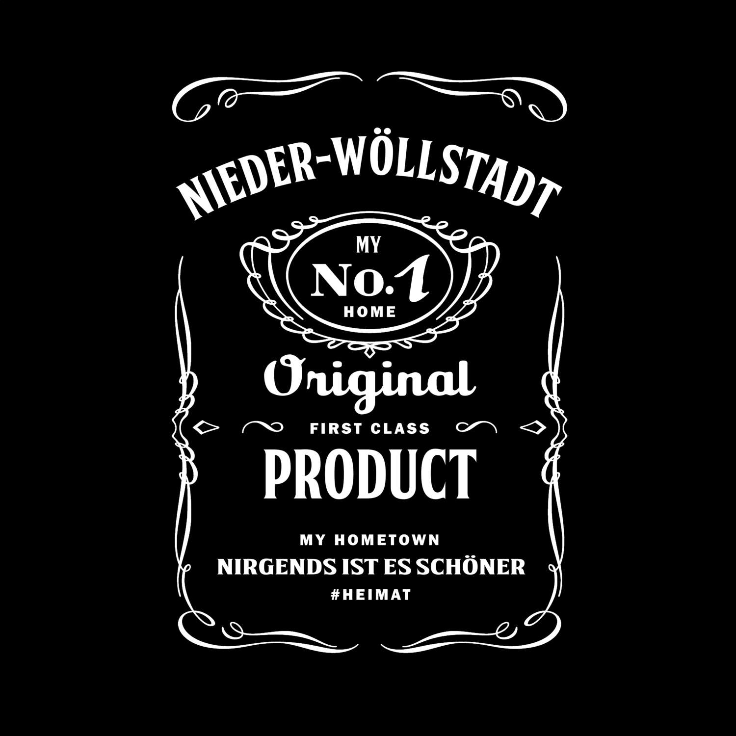 T-Shirt »Jackie« für den Ort »Nieder-Wöllstadt«