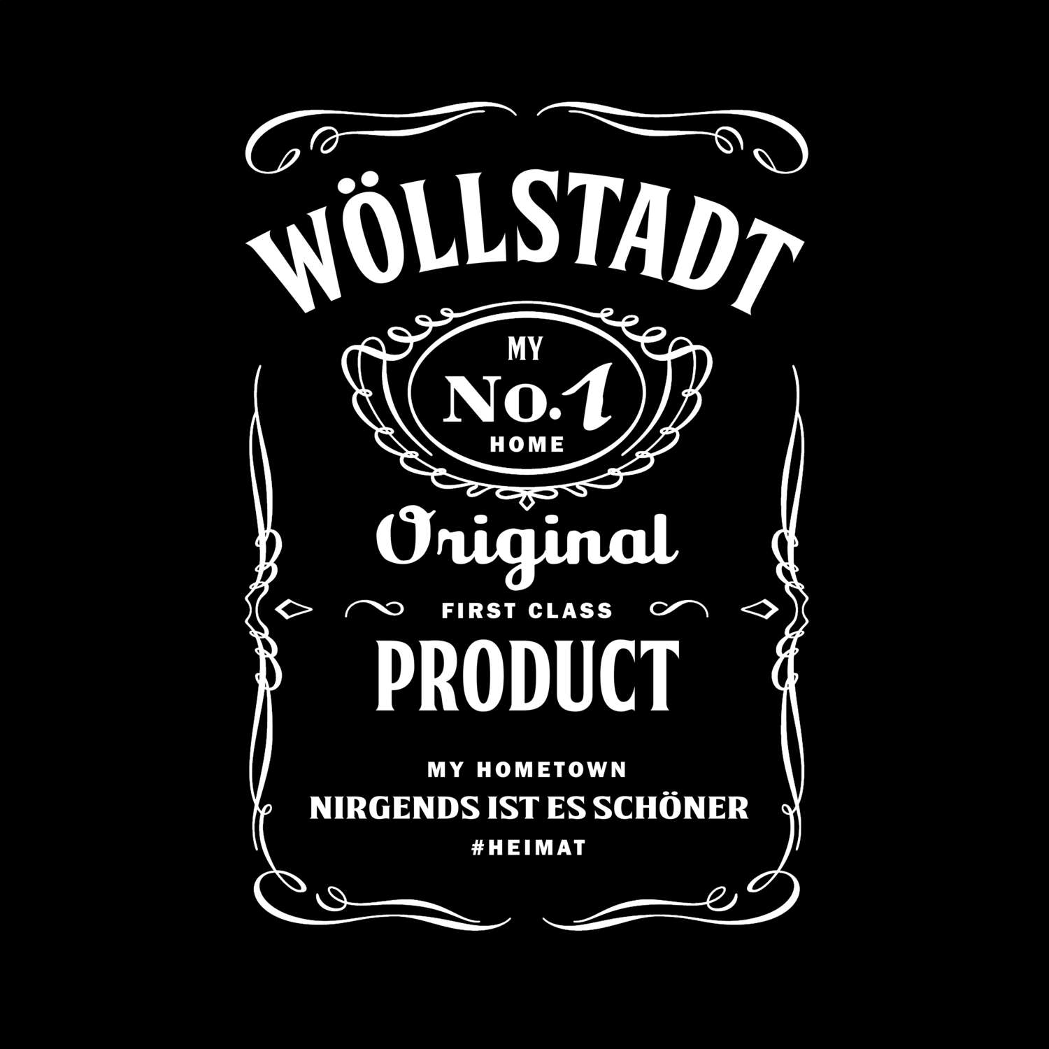 T-Shirt »Jackie« für den Ort »Wöllstadt«