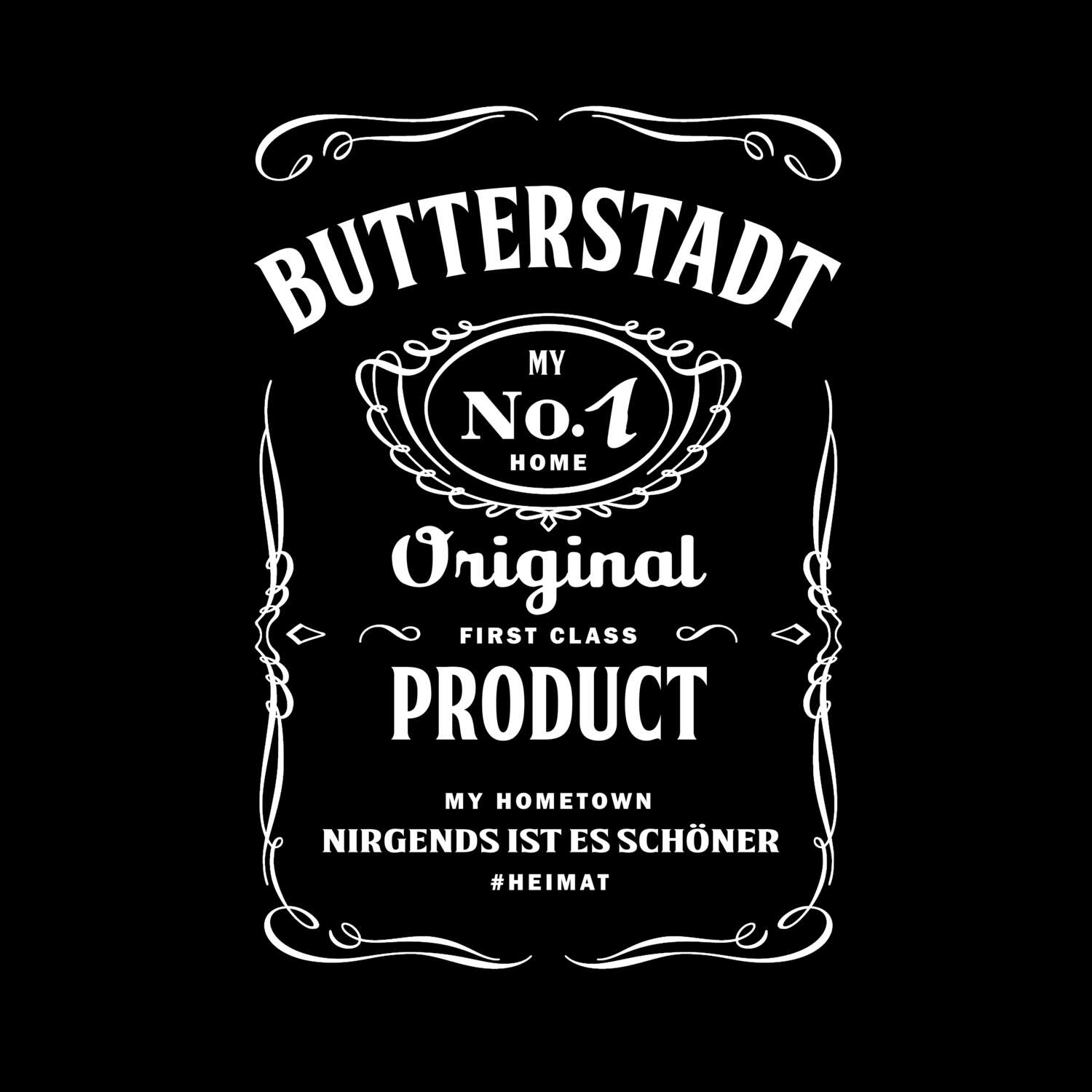 T-Shirt »Jackie« für den Ort »Butterstadt«