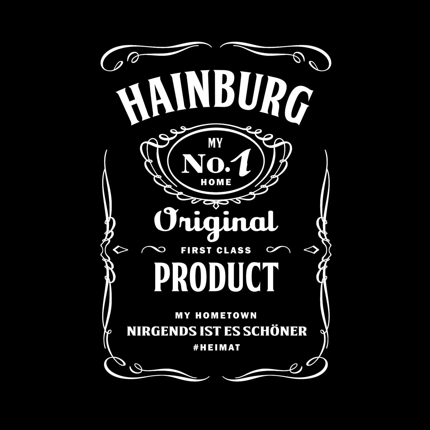 T-Shirt »Jackie« für den Ort »Hainburg«