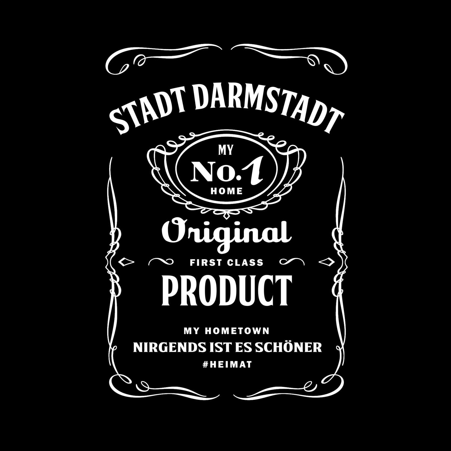 T-Shirt »Jackie« für den Ort »Stadt Darmstadt«