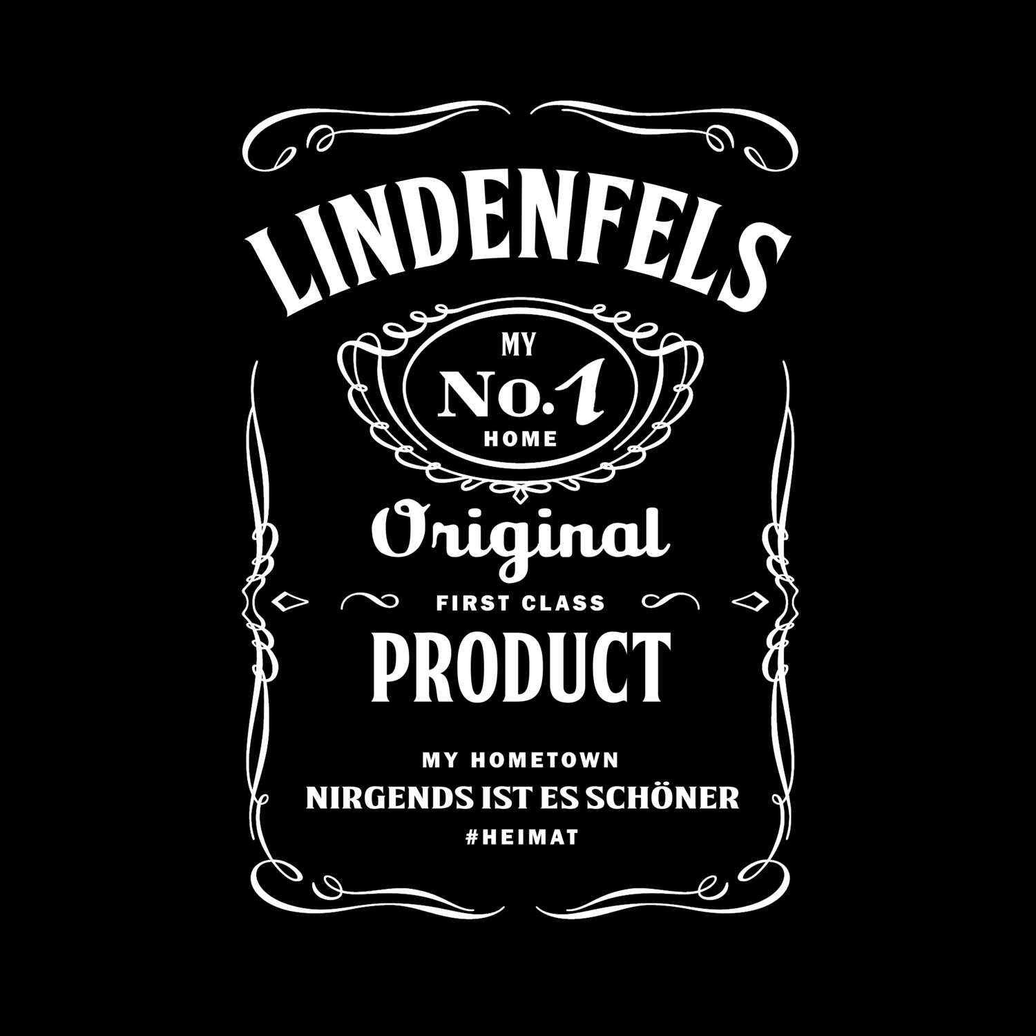 T-Shirt »Jackie« für den Ort »Lindenfels«