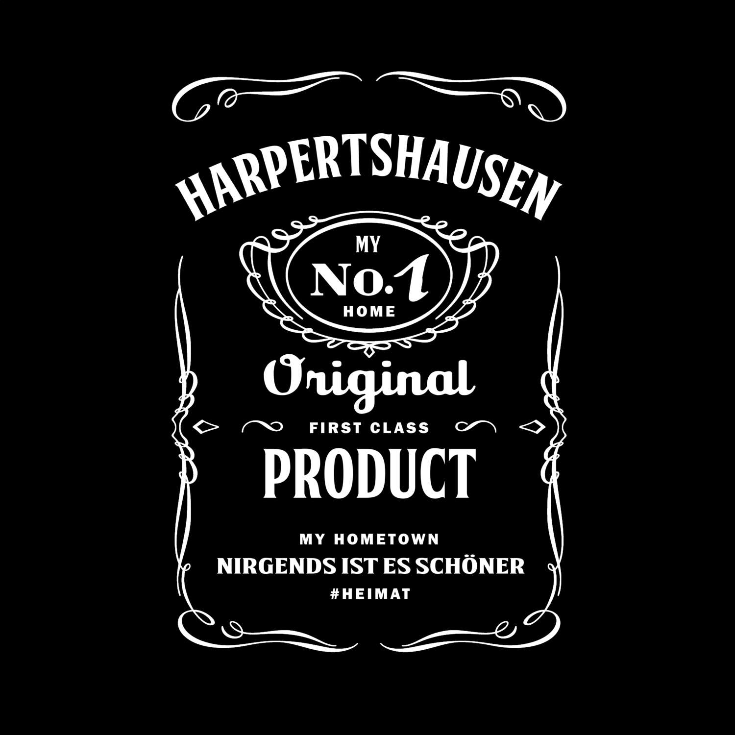 T-Shirt »Jackie« für den Ort »Harpertshausen«