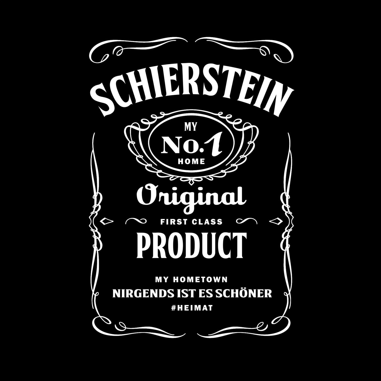 T-Shirt »Jackie« für den Ort »Schierstein«