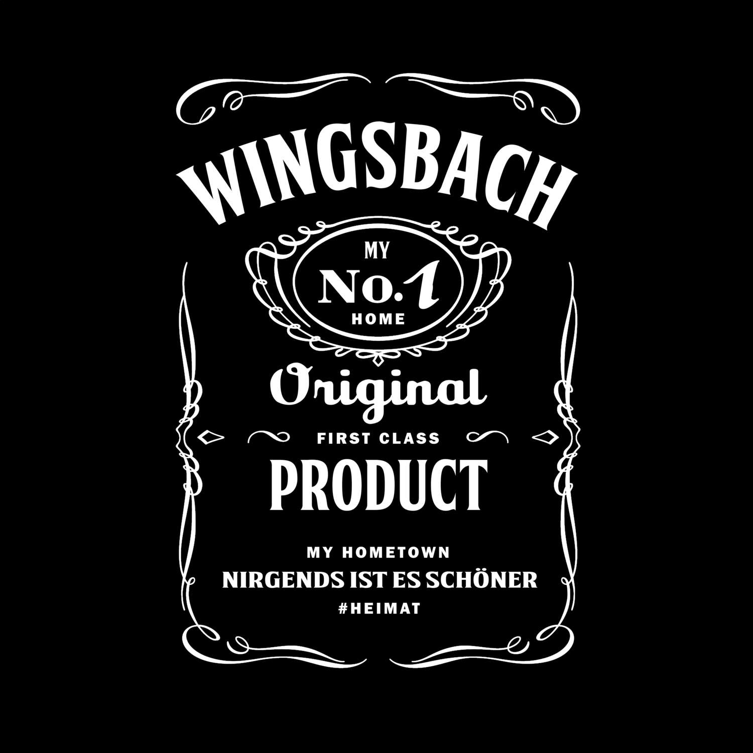 T-Shirt »Jackie« für den Ort »Wingsbach«