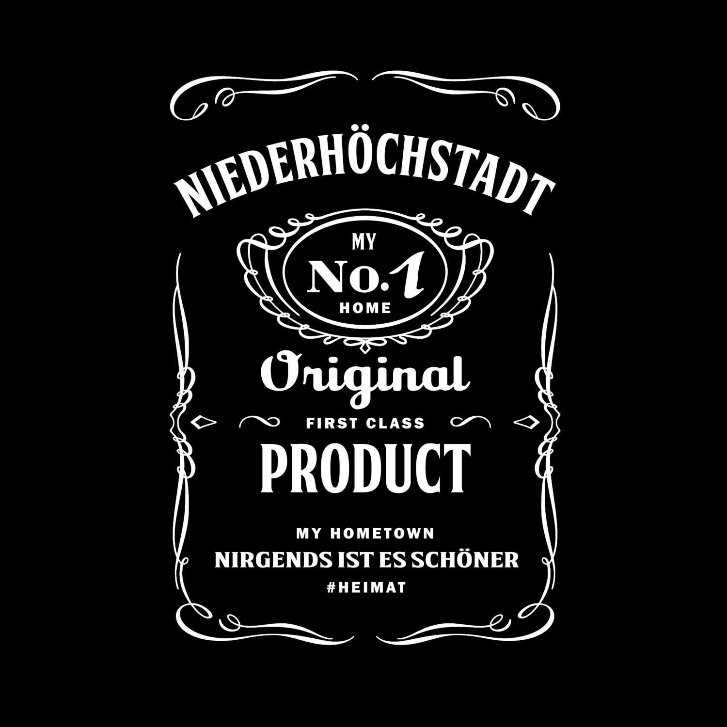 T-Shirt »Jackie« für den Ort »Niederhöchstadt«