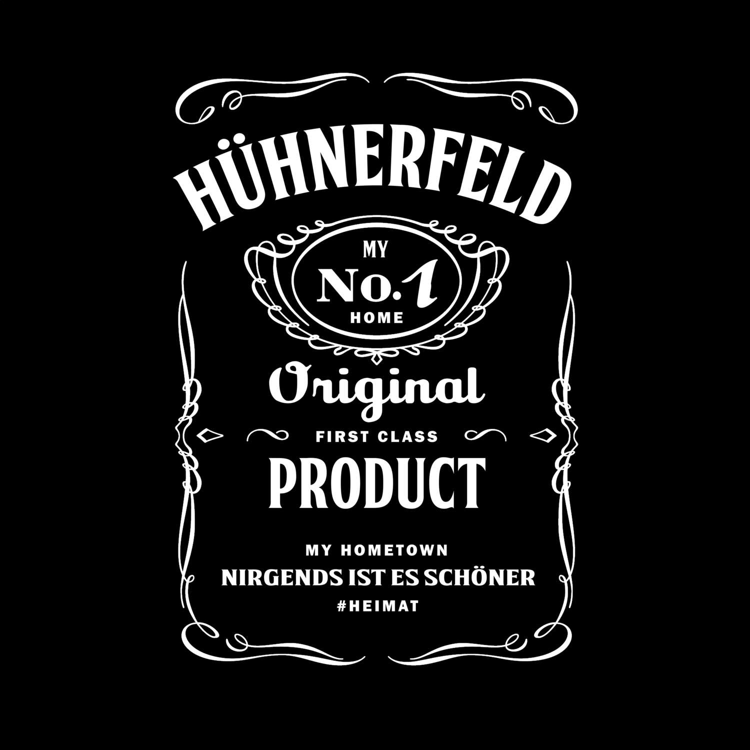 T-Shirt »Jackie« für den Ort »Hühnerfeld«