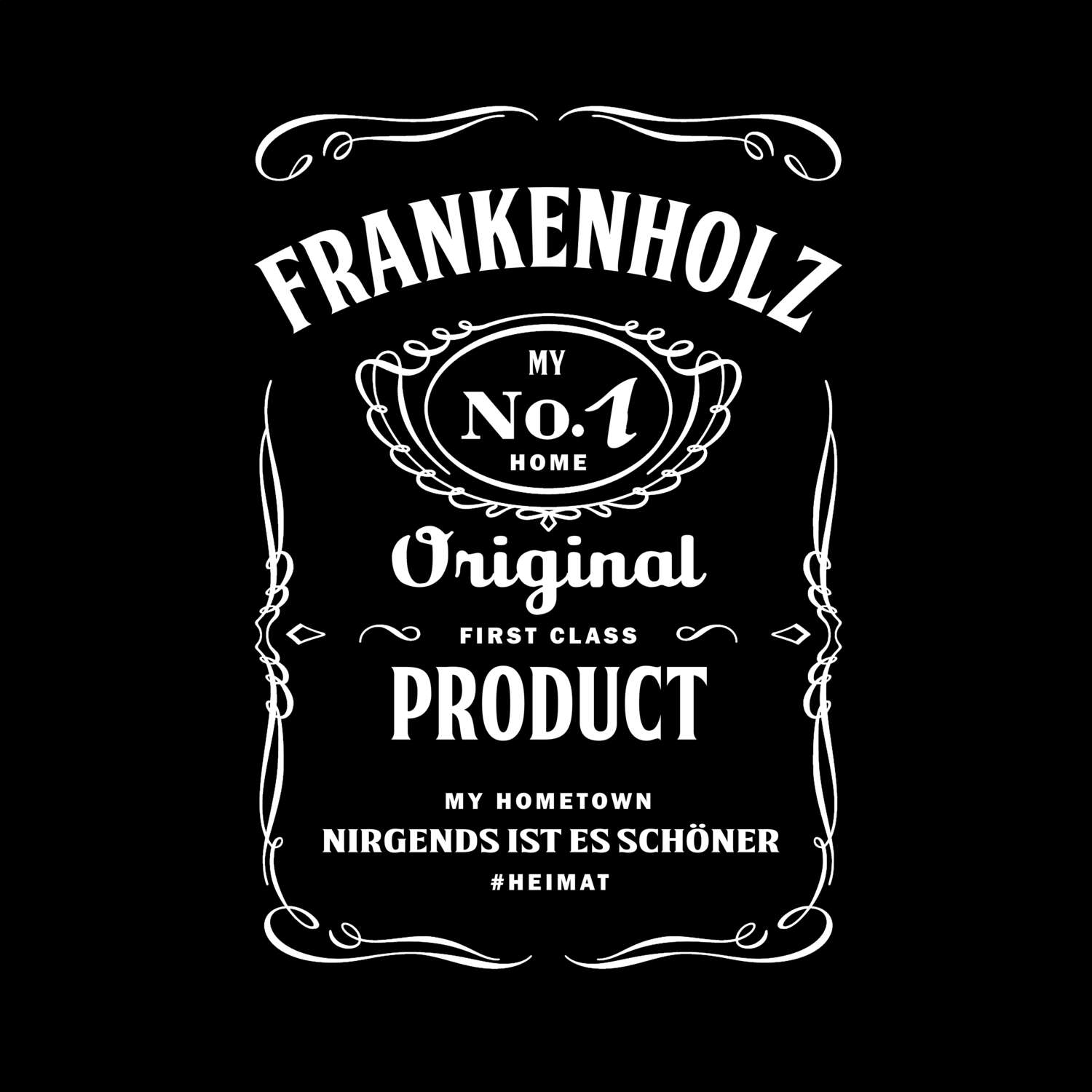 T-Shirt »Jackie« für den Ort »Frankenholz«