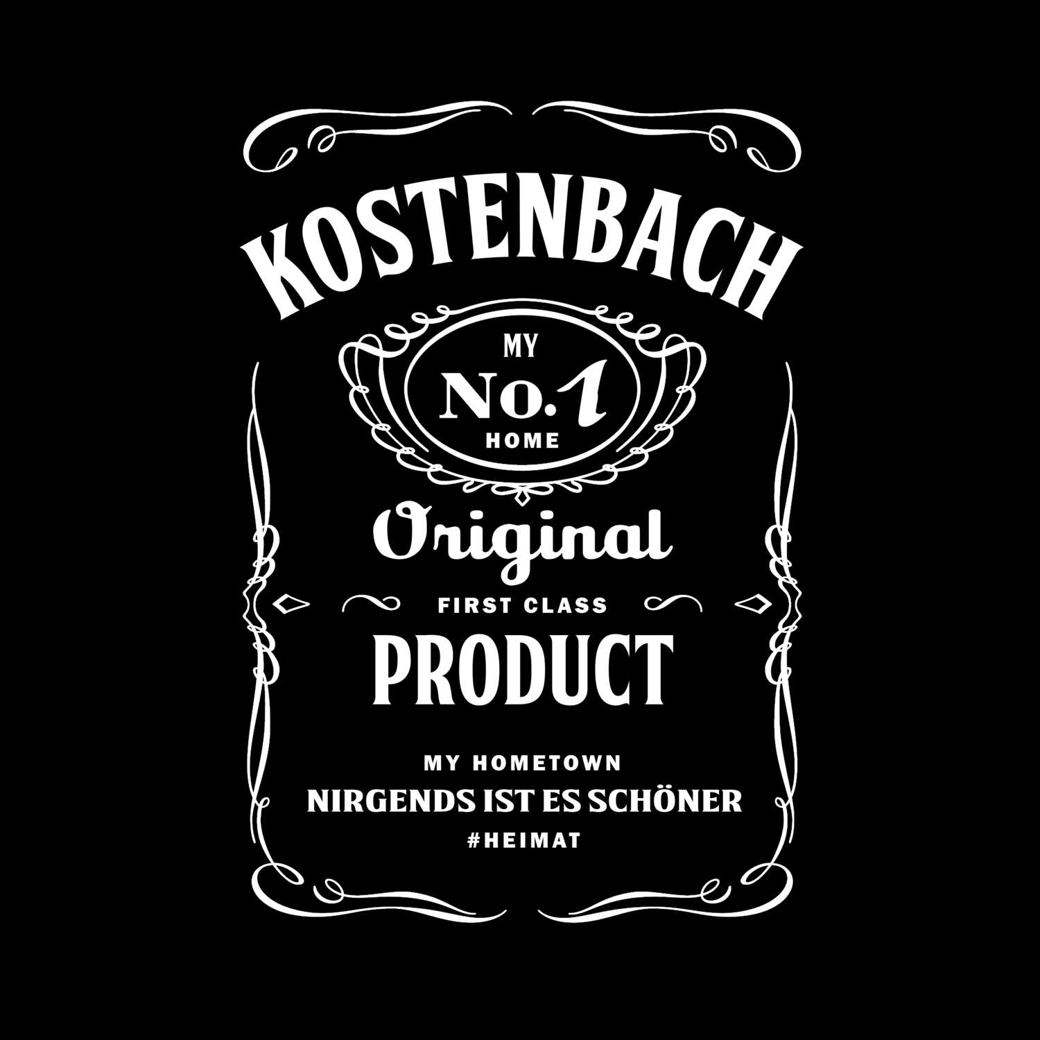 T-Shirt »Jackie« für den Ort »Kostenbach«