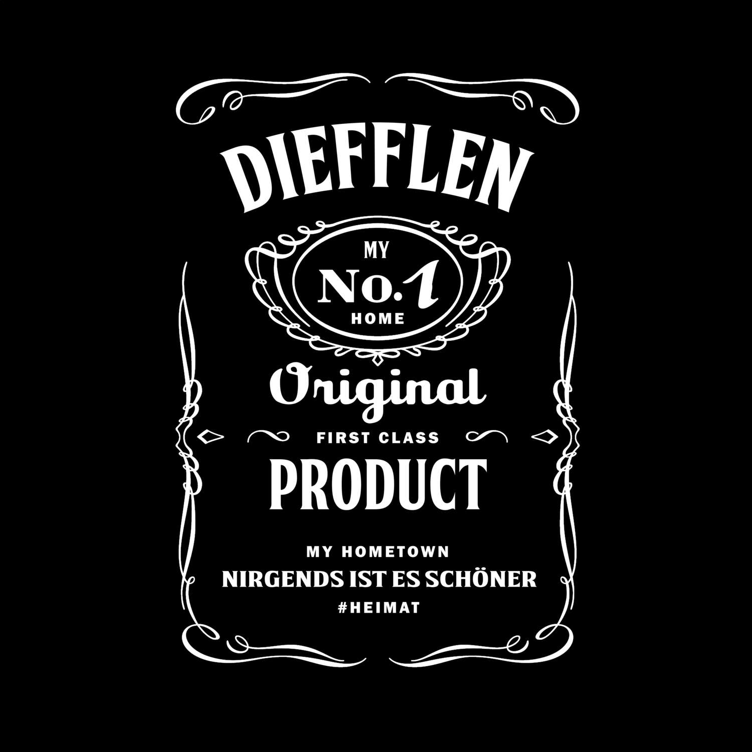 T-Shirt »Jackie« für den Ort »Diefflen«