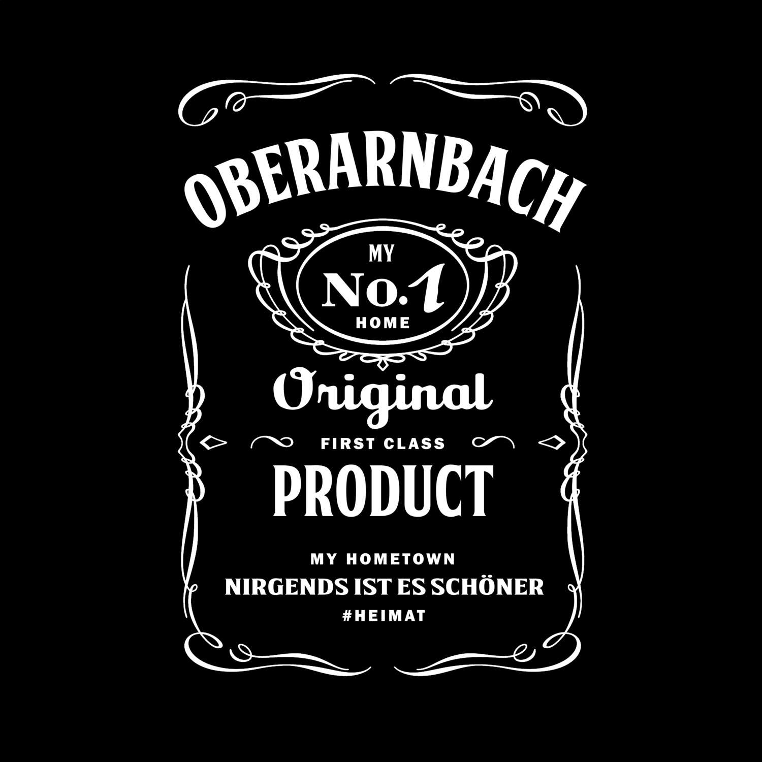 T-Shirt »Jackie« für den Ort »Oberarnbach«