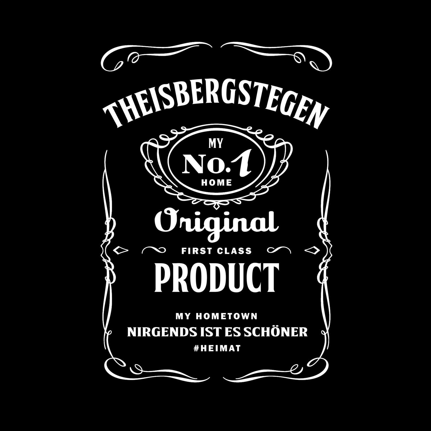 T-Shirt »Jackie« für den Ort »Theisbergstegen«