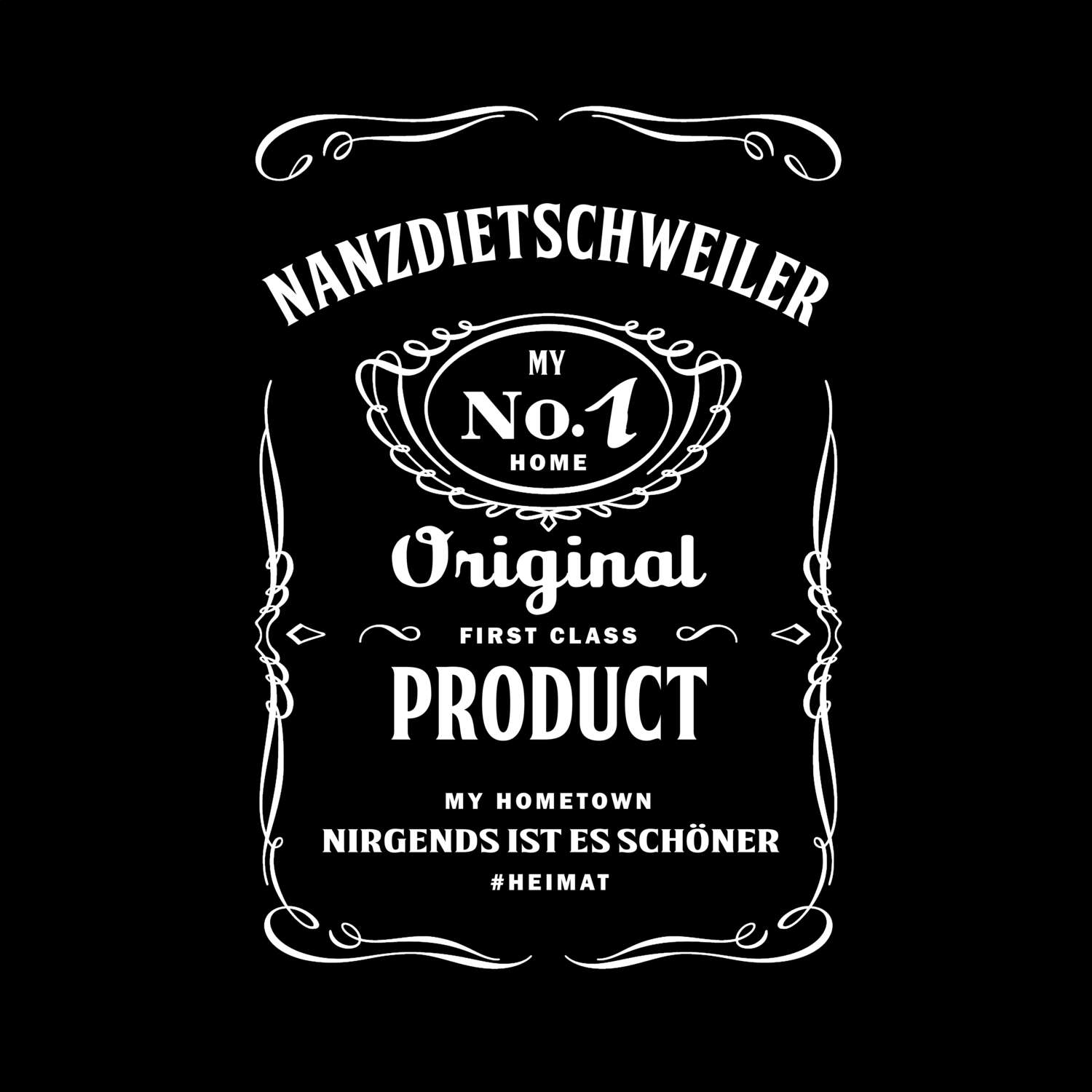 T-Shirt »Jackie« für den Ort »Nanzdietschweiler«