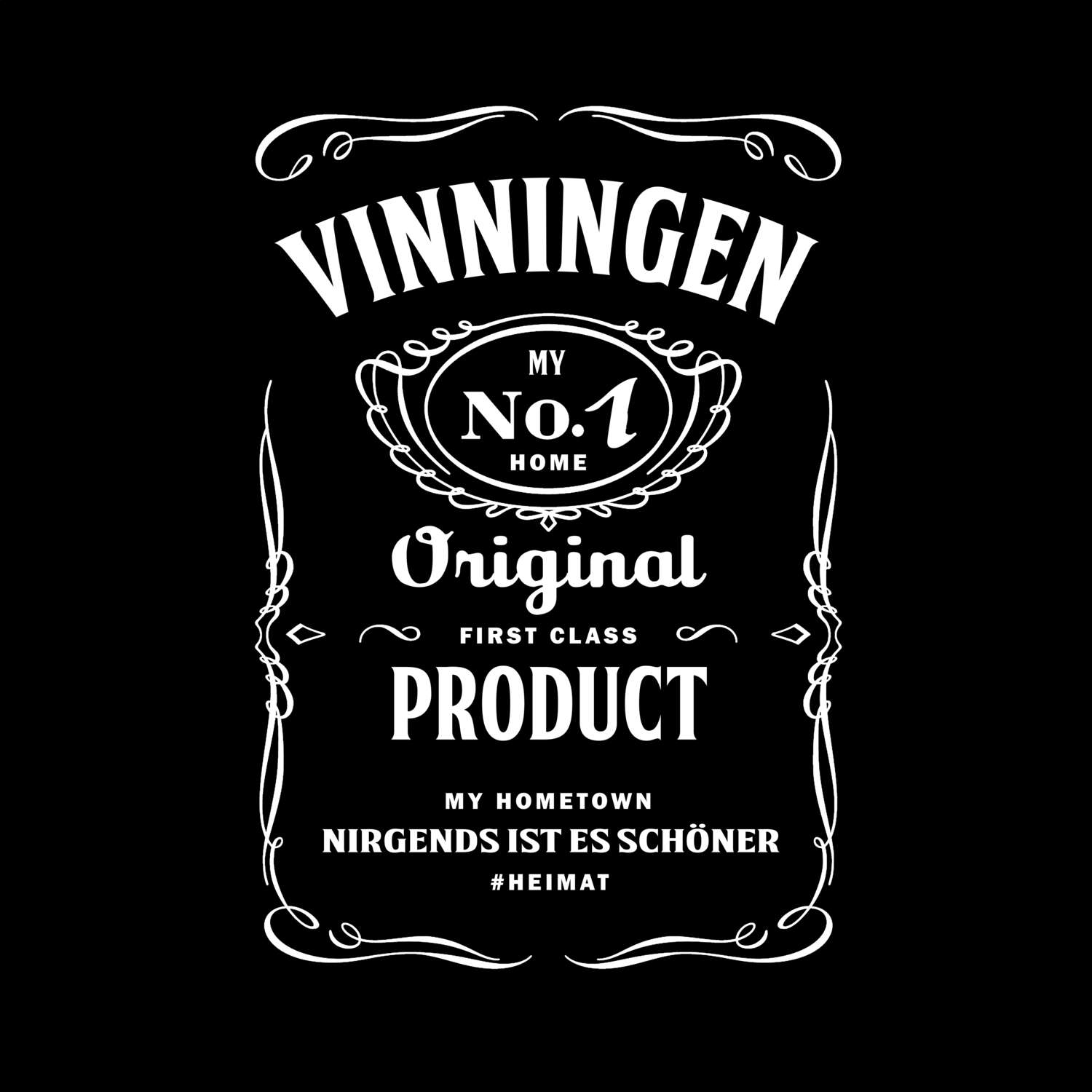 T-Shirt »Jackie« für den Ort »Vinningen«