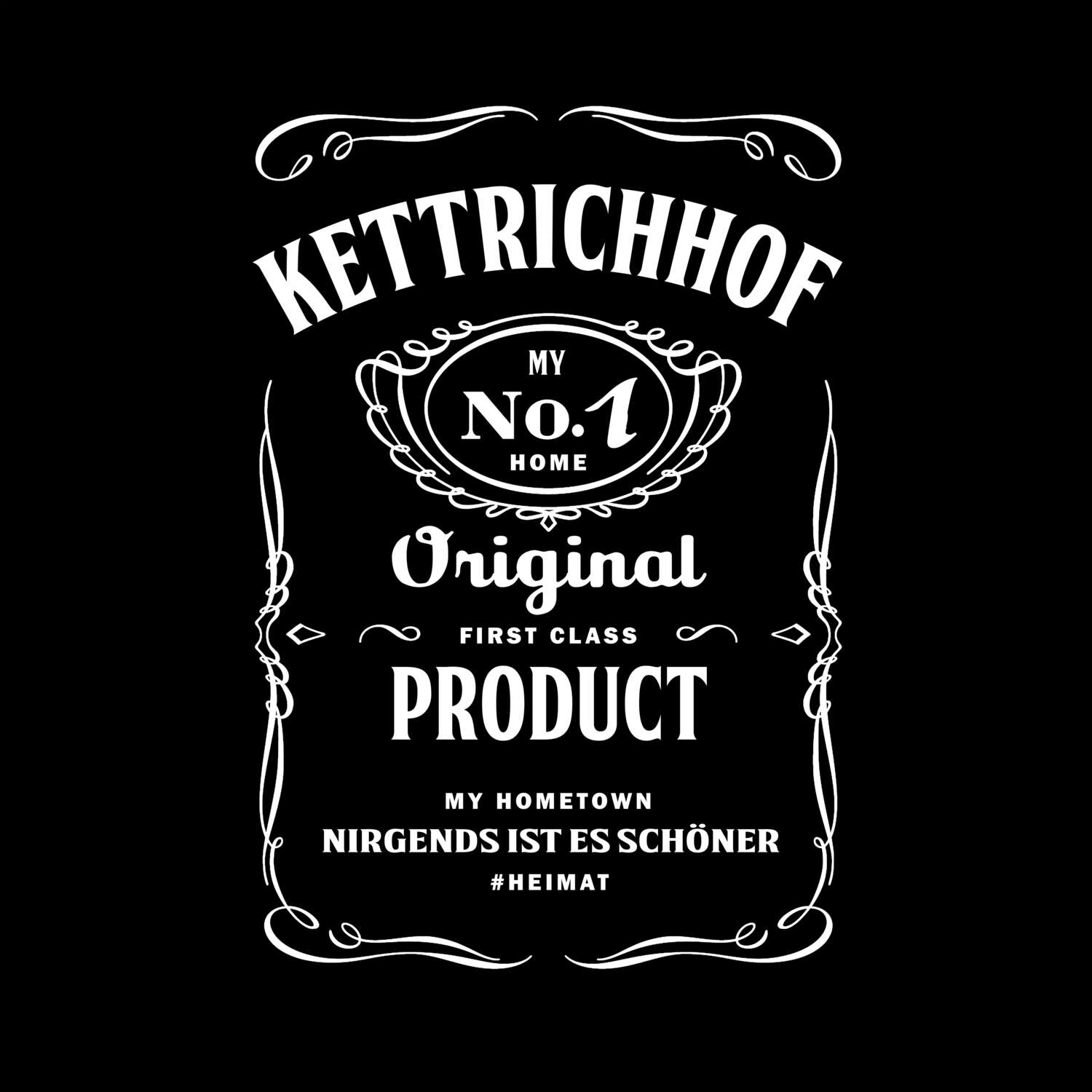 T-Shirt »Jackie« für den Ort »Kettrichhof«