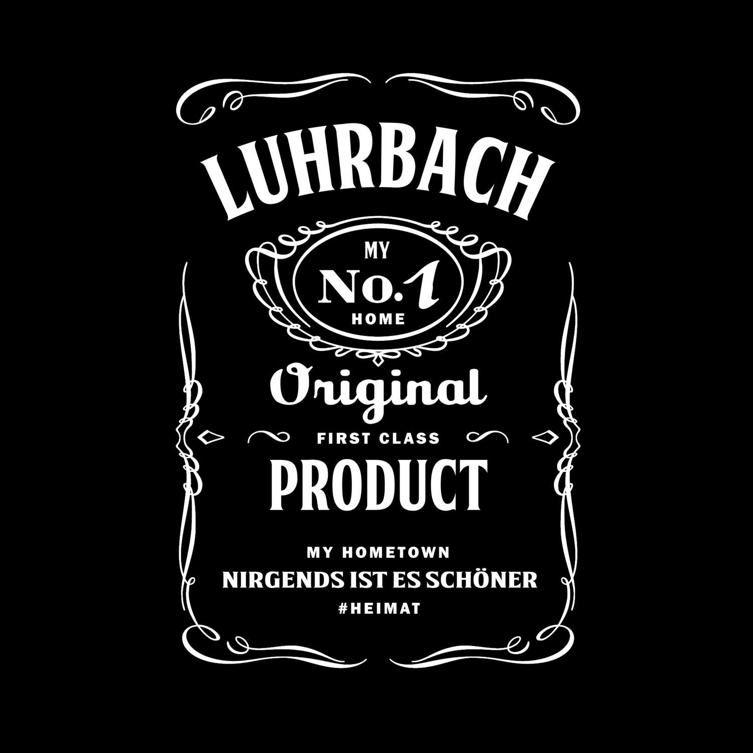 T-Shirt »Jackie« für den Ort »Luhrbach«