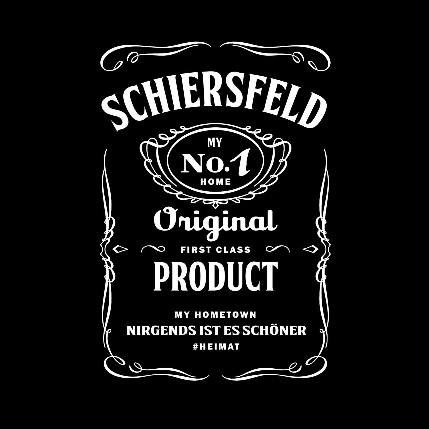 T-Shirt »Jackie« für den Ort »Schiersfeld«