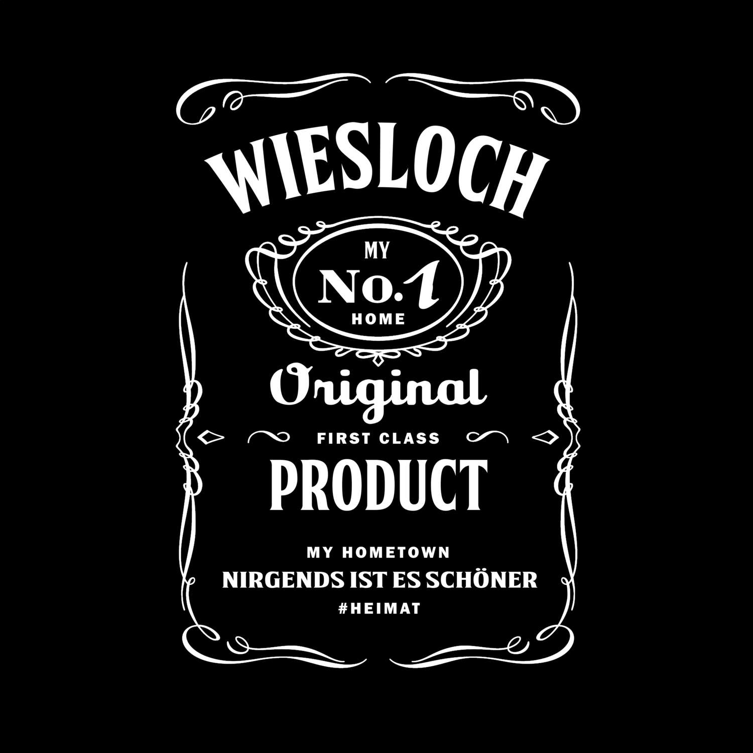 T-Shirt »Jackie« für den Ort »Wiesloch«