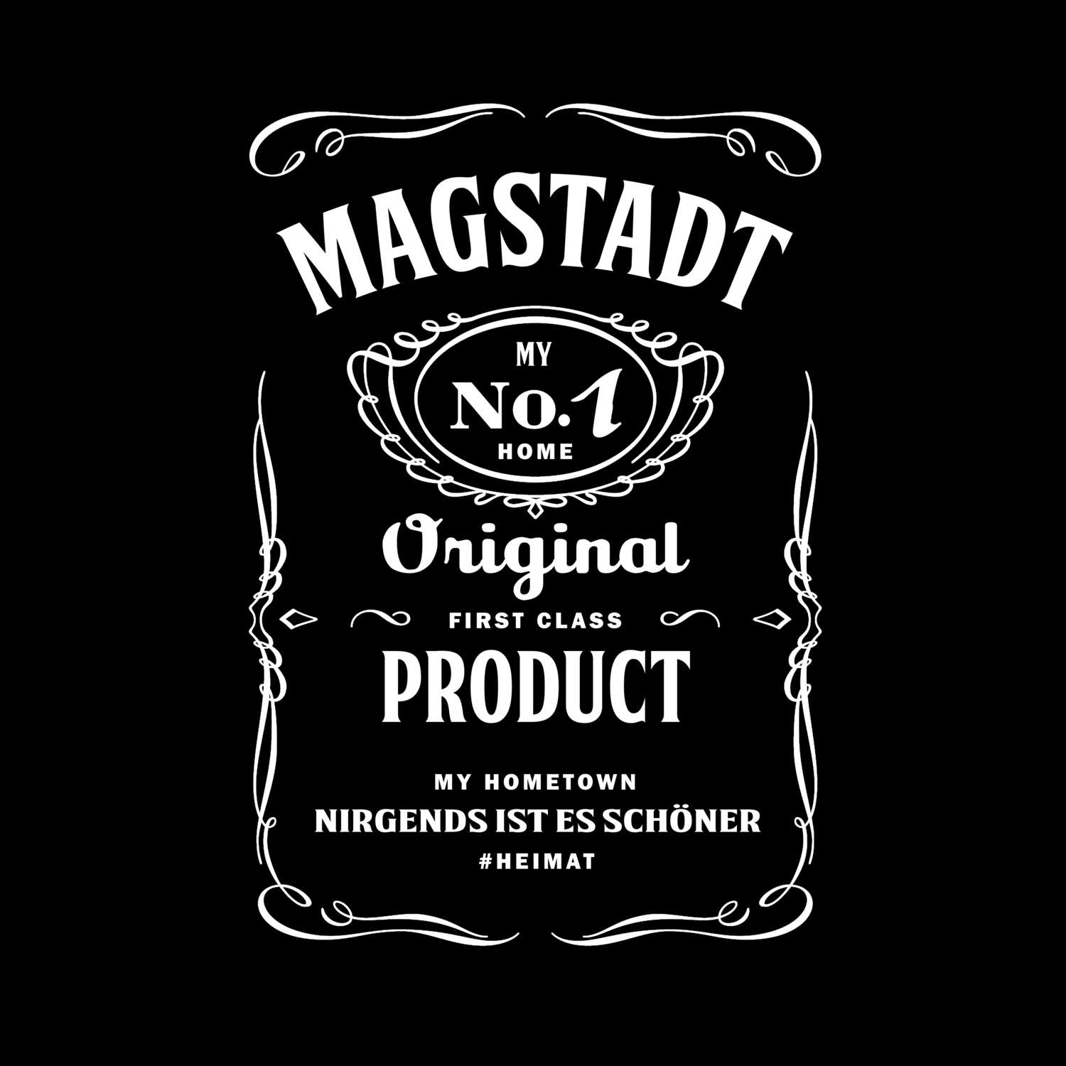 T-Shirt »Jackie« für den Ort »Magstadt«