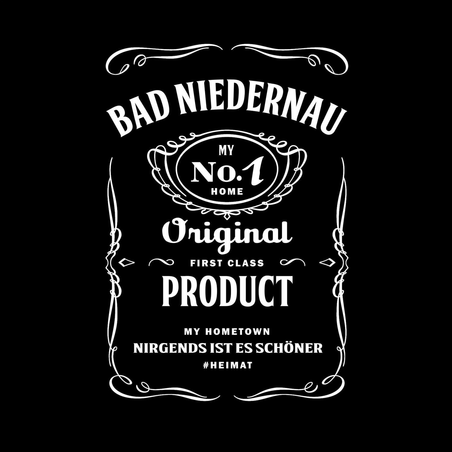 T-Shirt »Jackie« für den Ort »Bad Niedernau«