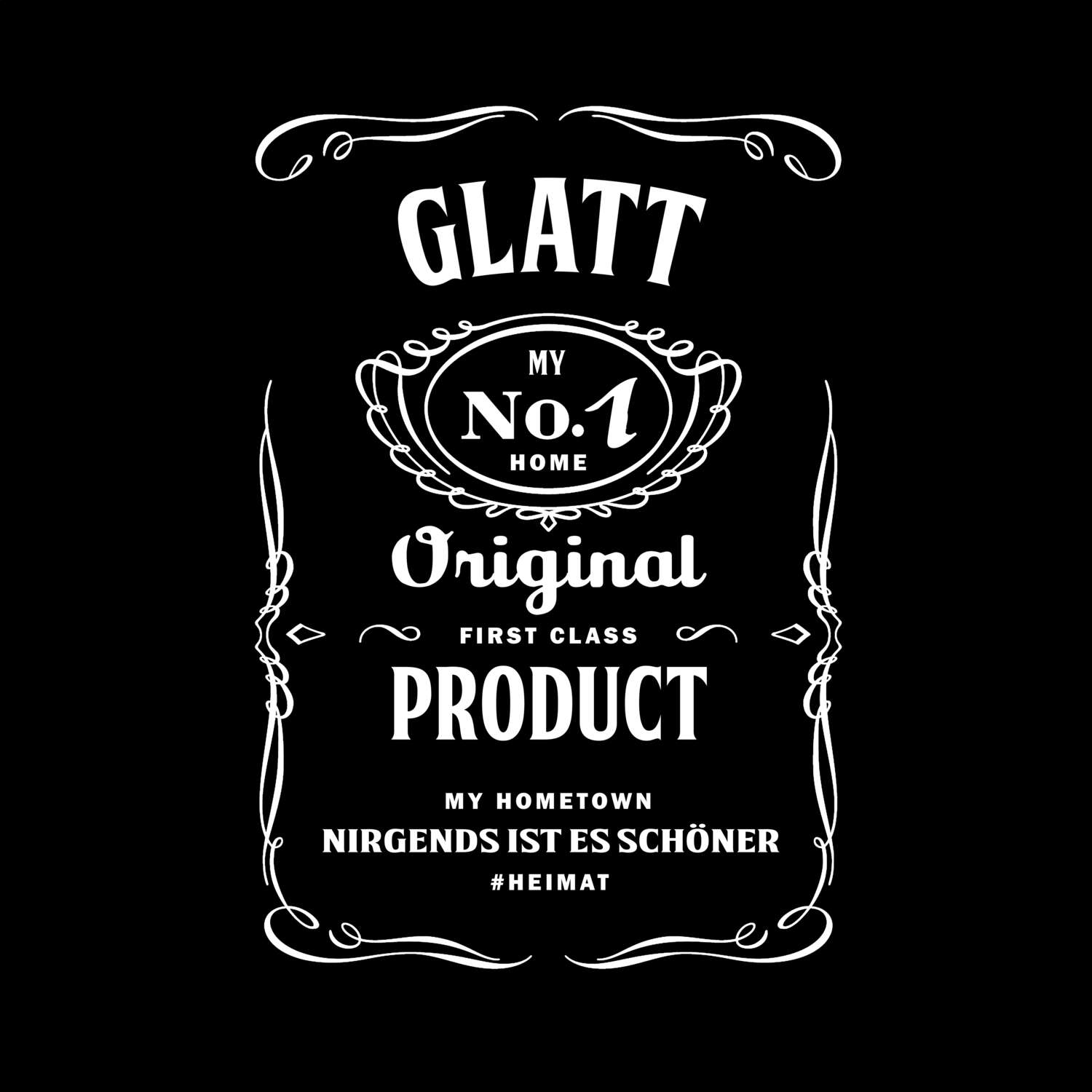 T-Shirt »Jackie« für den Ort »Glatt«