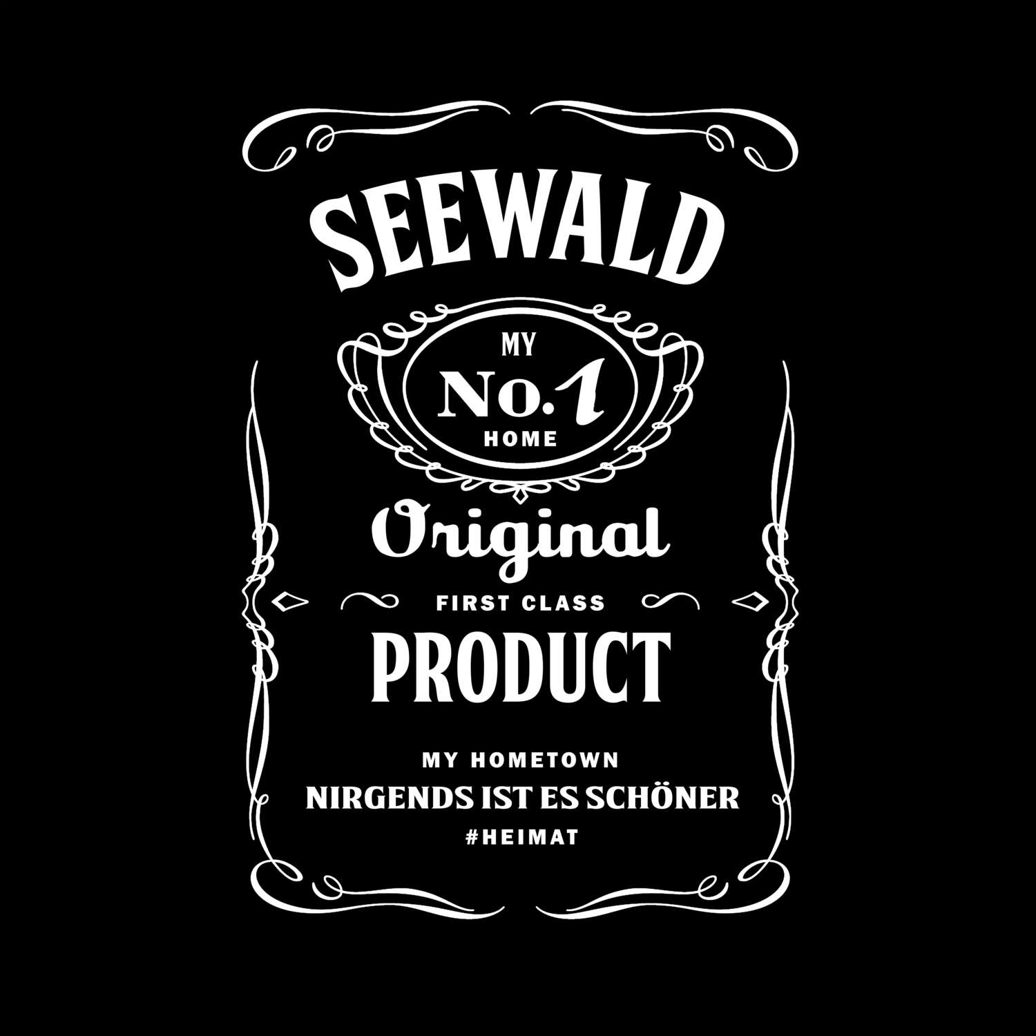 T-Shirt »Jackie« für den Ort »Seewald«