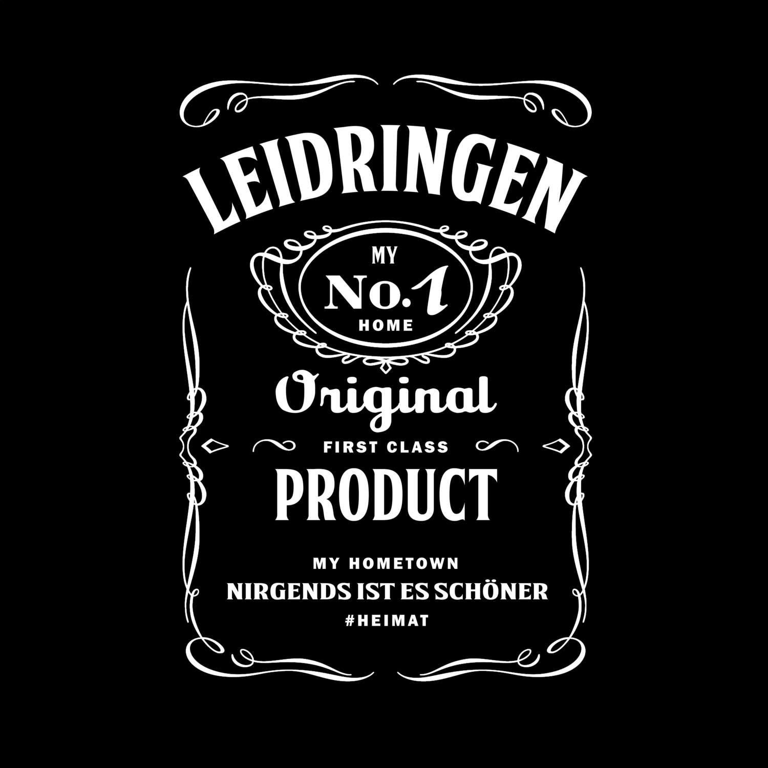 T-Shirt »Jackie« für den Ort »Leidringen«