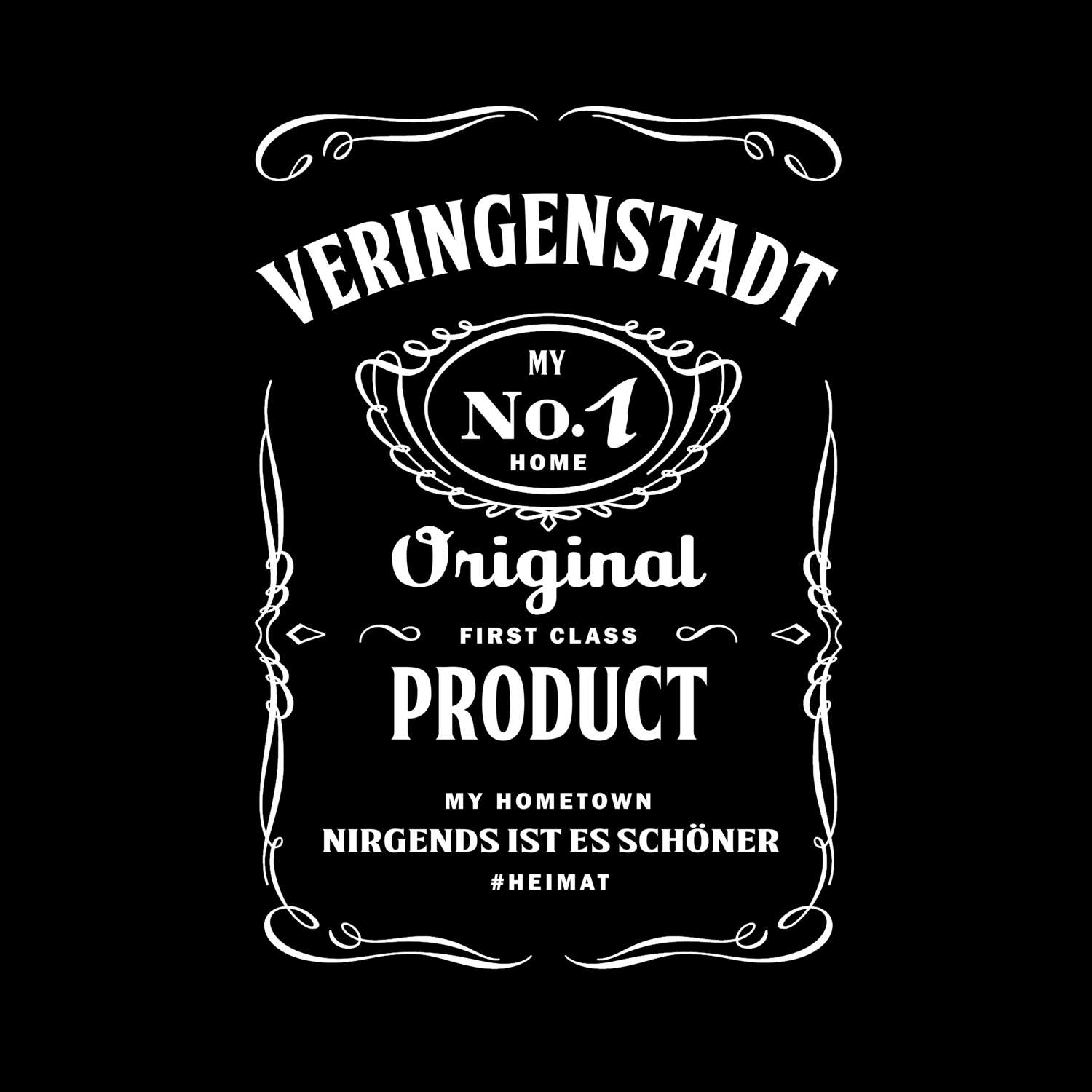 T-Shirt »Jackie« für den Ort »Veringenstadt«