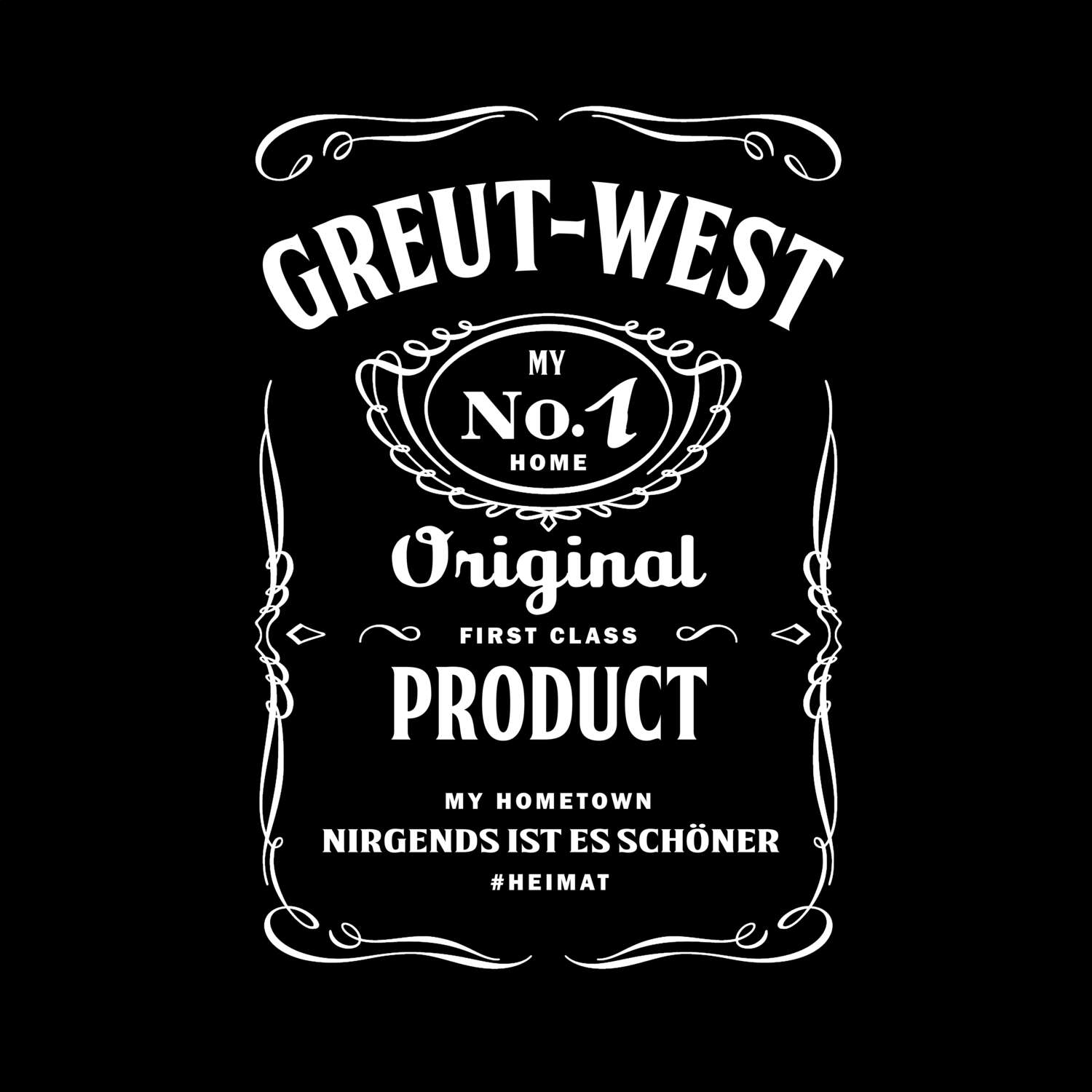 T-Shirt »Jackie« für den Ort »Greut-West«