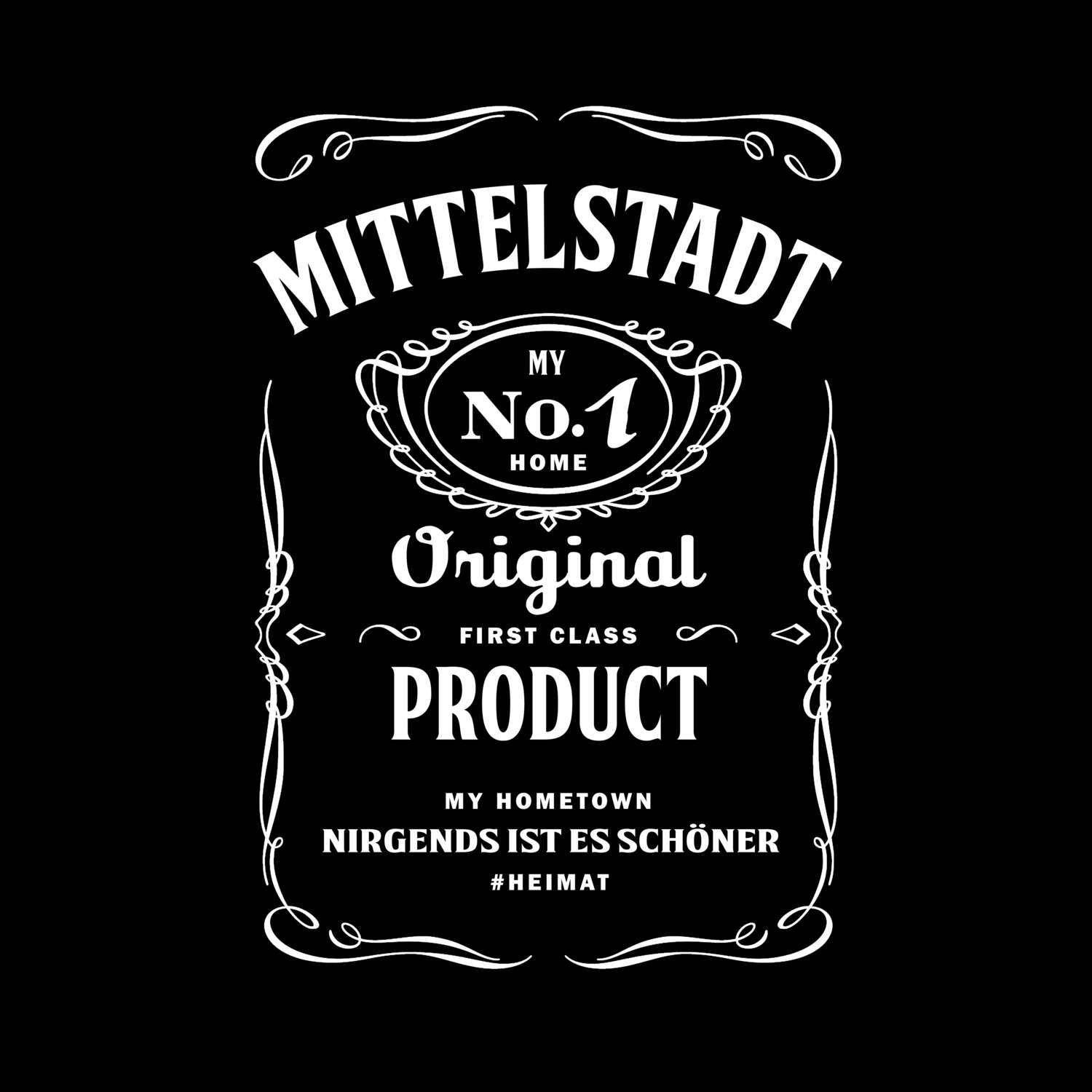 T-Shirt »Jackie« für den Ort »Mittelstadt«