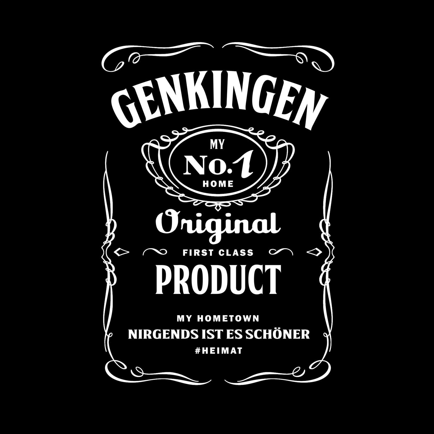 T-Shirt »Jackie« für den Ort »Genkingen«