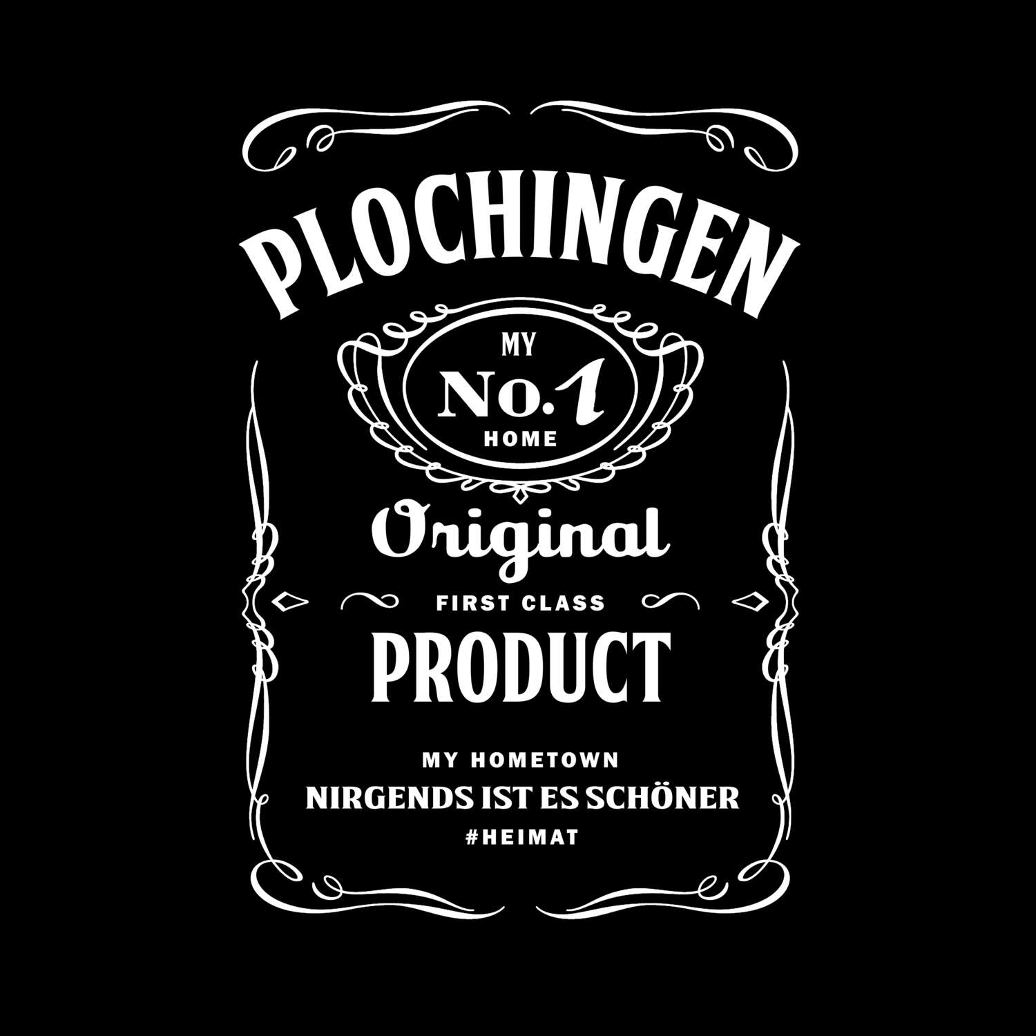 T-Shirt »Jackie« für den Ort »Plochingen«