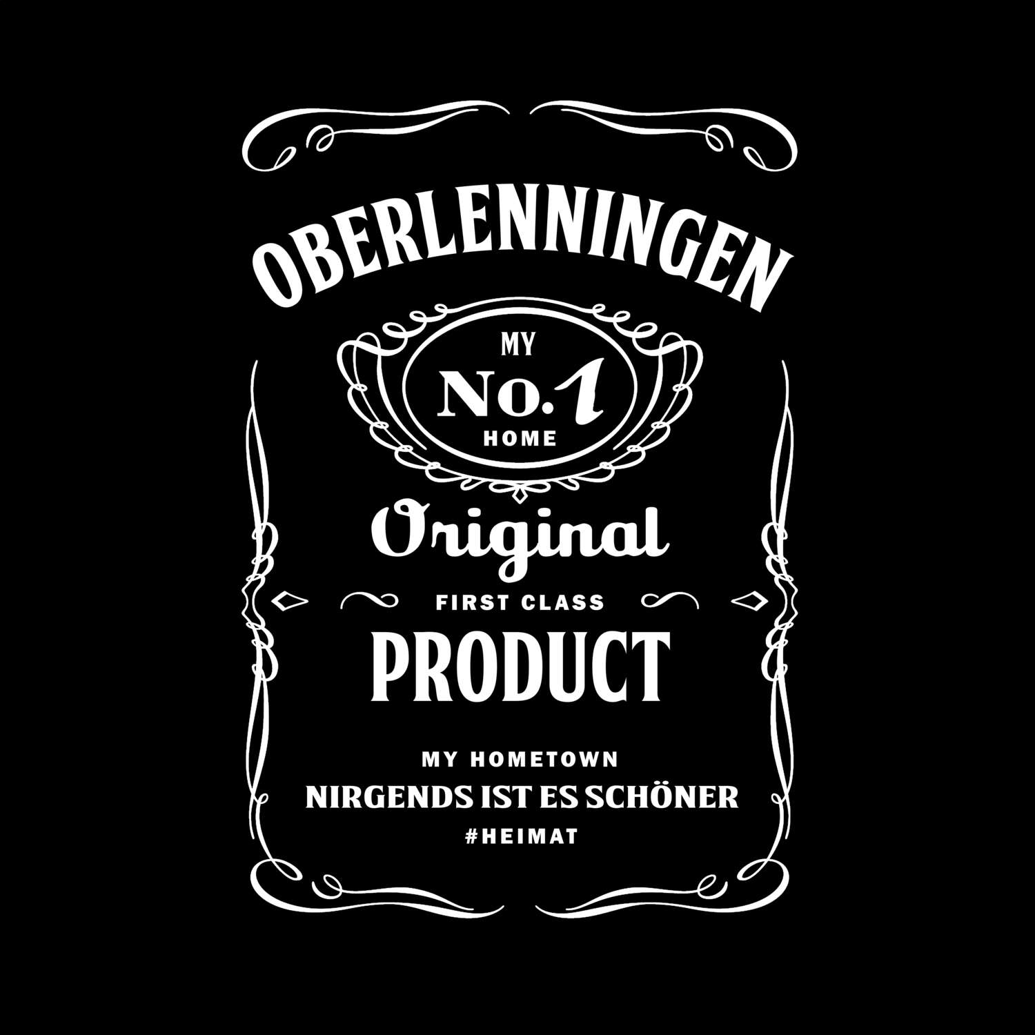 T-Shirt »Jackie« für den Ort »Oberlenningen«