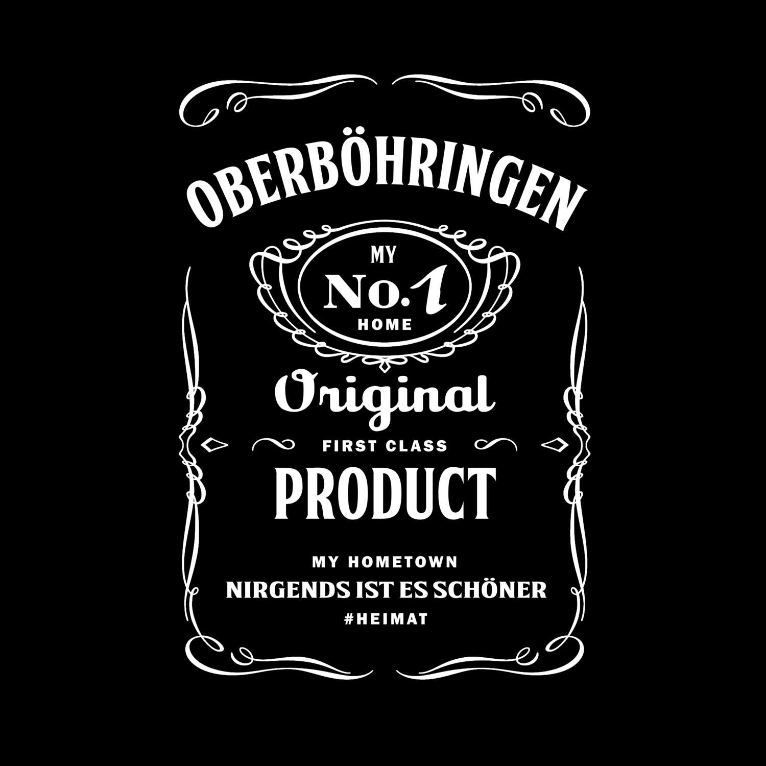 T-Shirt »Jackie« für den Ort »Oberböhringen«