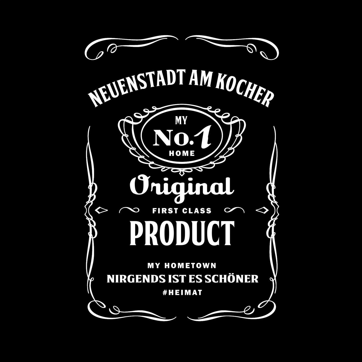 T-Shirt »Jackie« für den Ort »Neuenstadt am Kocher«