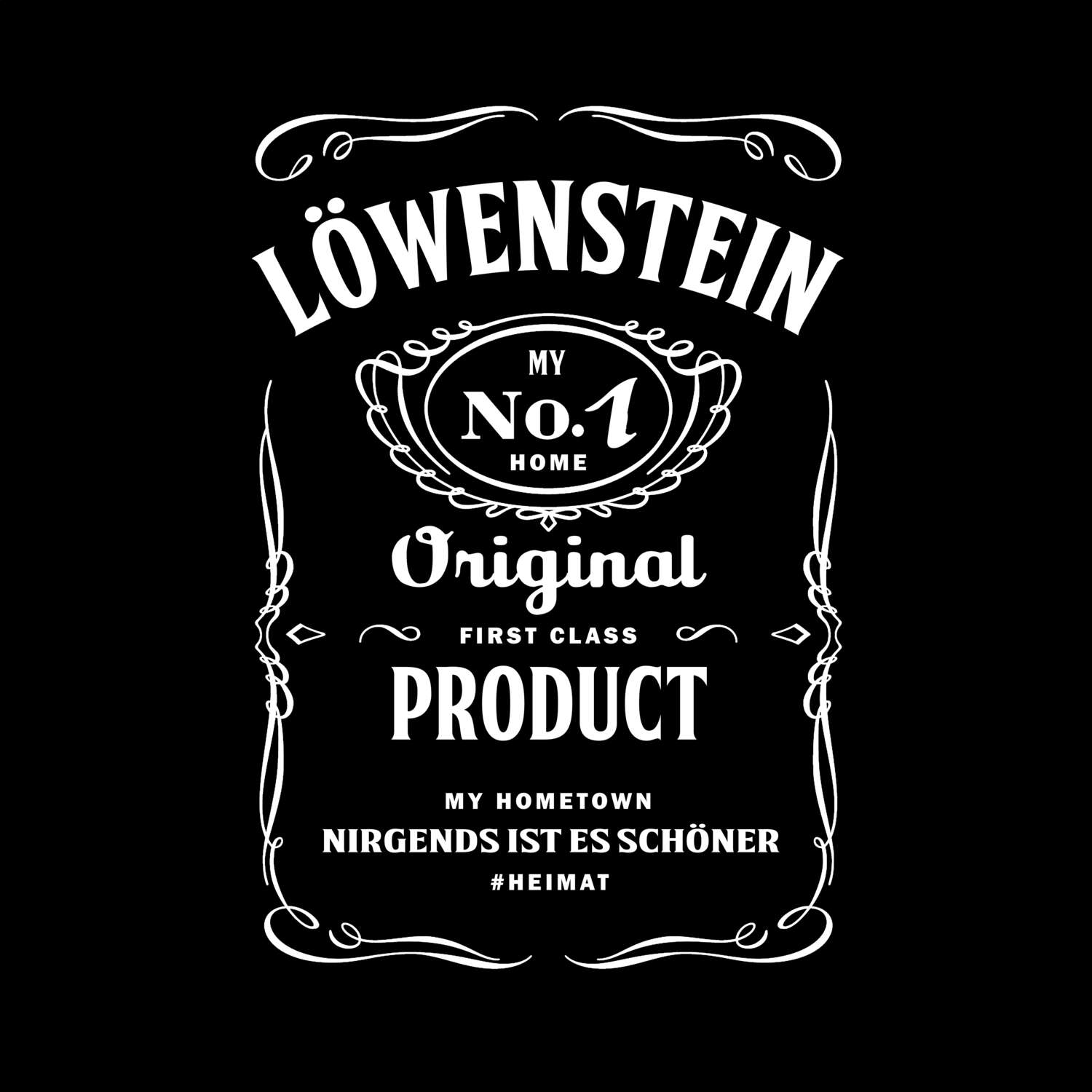 T-Shirt »Jackie« für den Ort »Löwenstein«