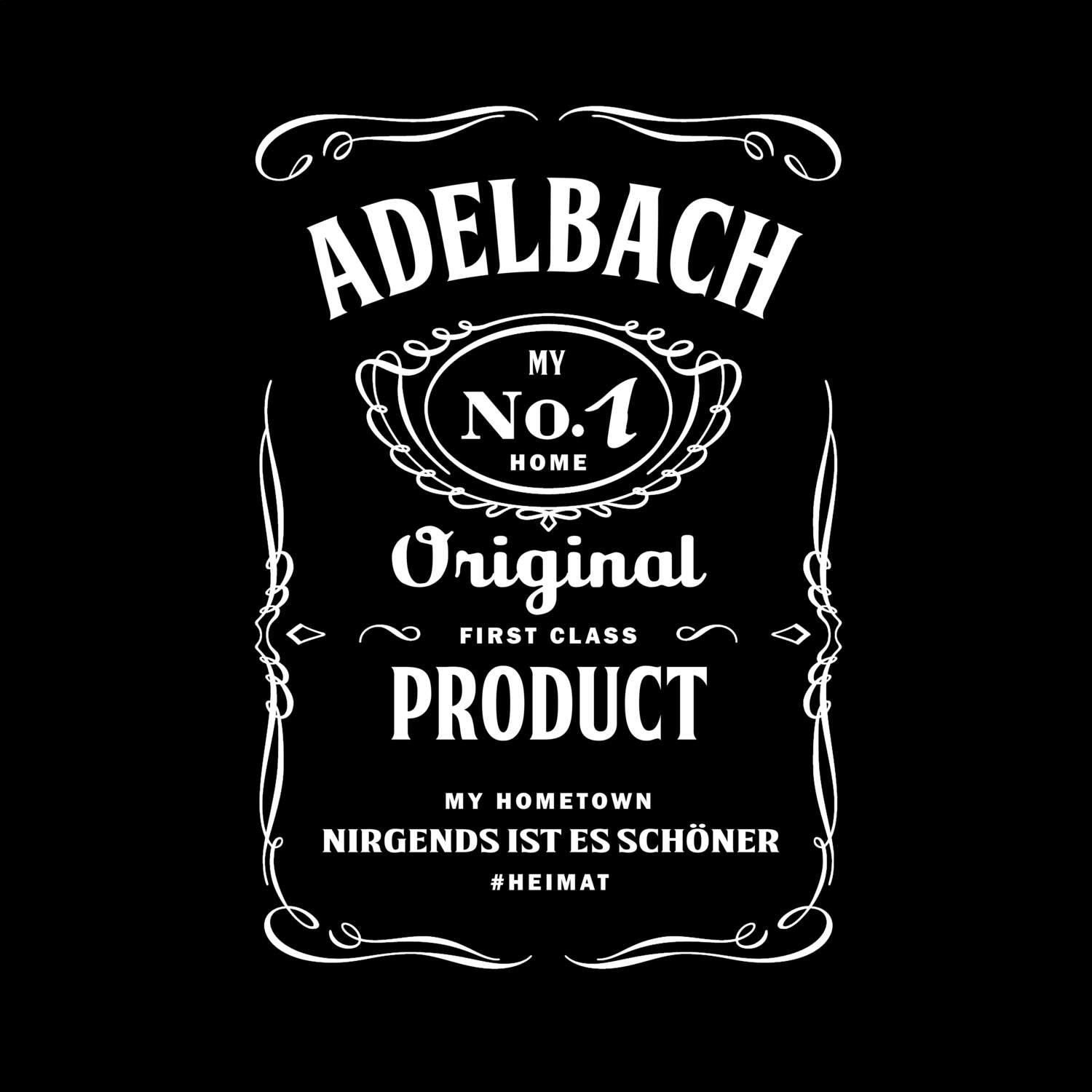 T-Shirt »Jackie« für den Ort »Adelbach«