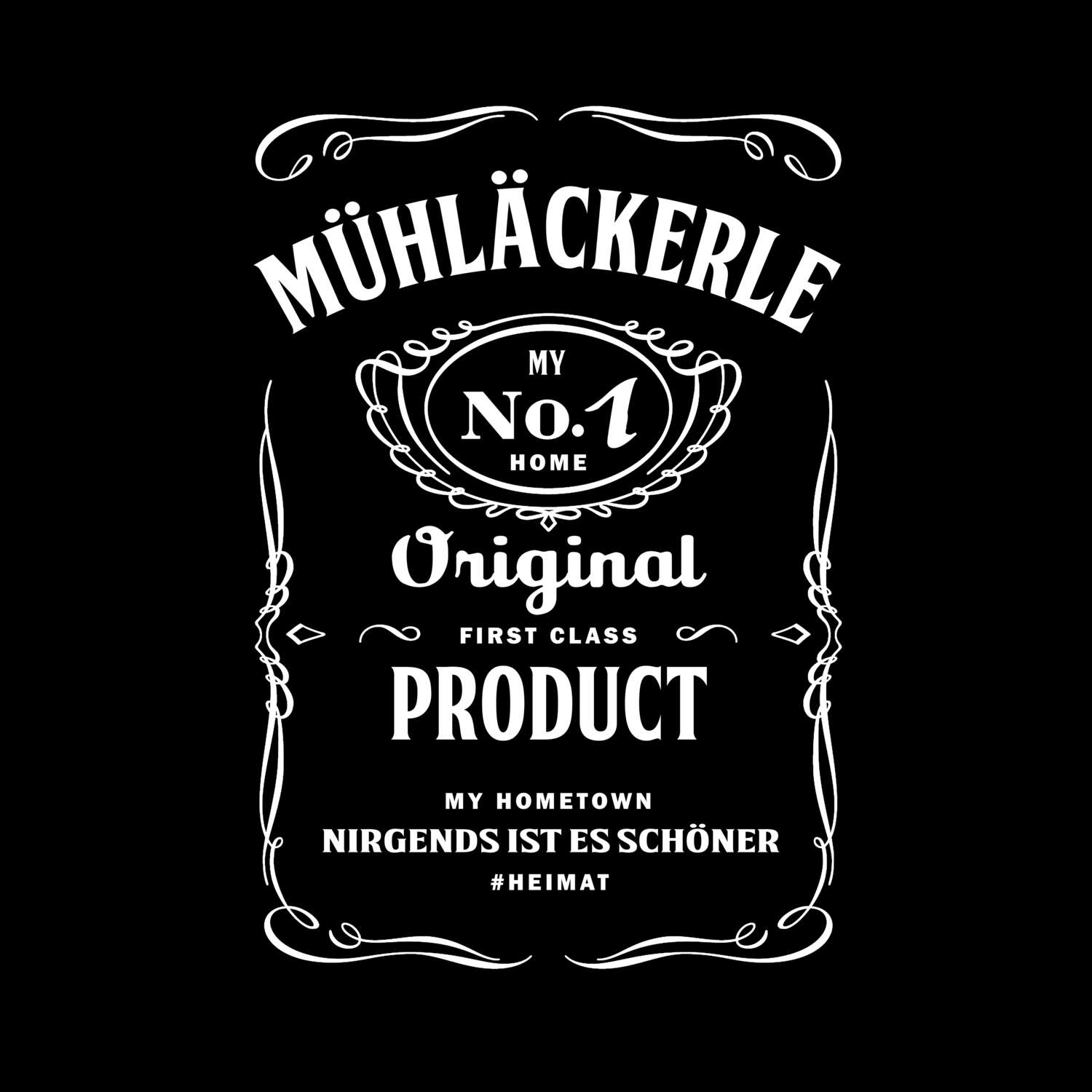 T-Shirt »Jackie« für den Ort »Mühläckerle«