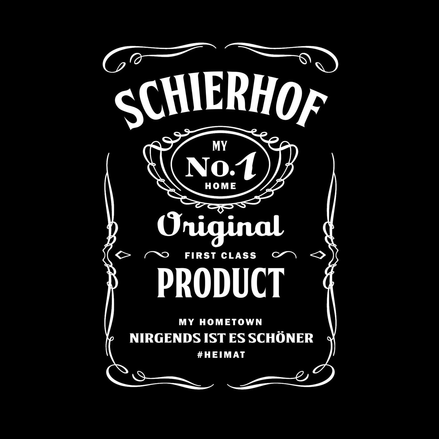 T-Shirt »Jackie« für den Ort »Schierhof«