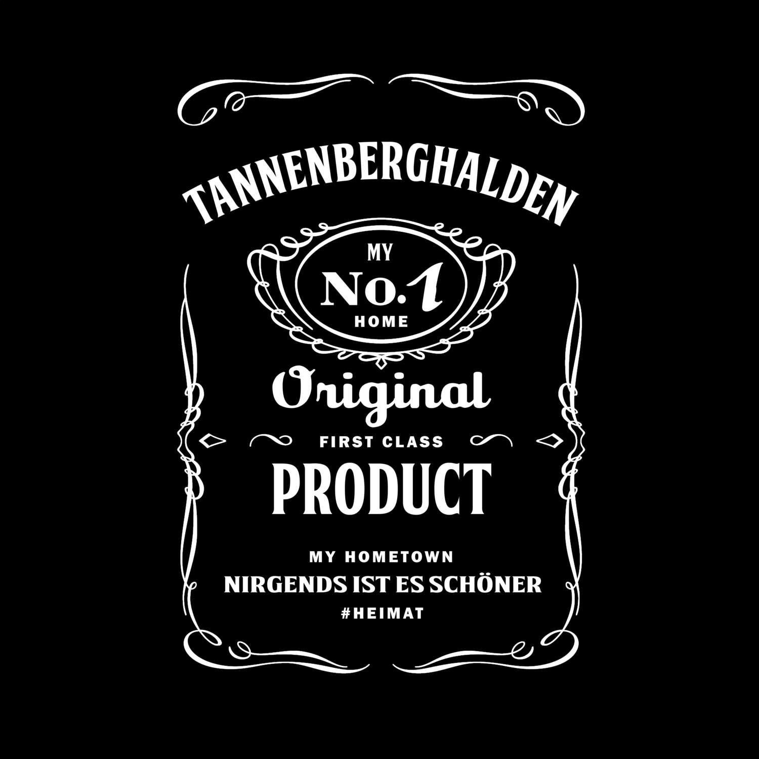 T-Shirt »Jackie« für den Ort »Tannenberghalden«