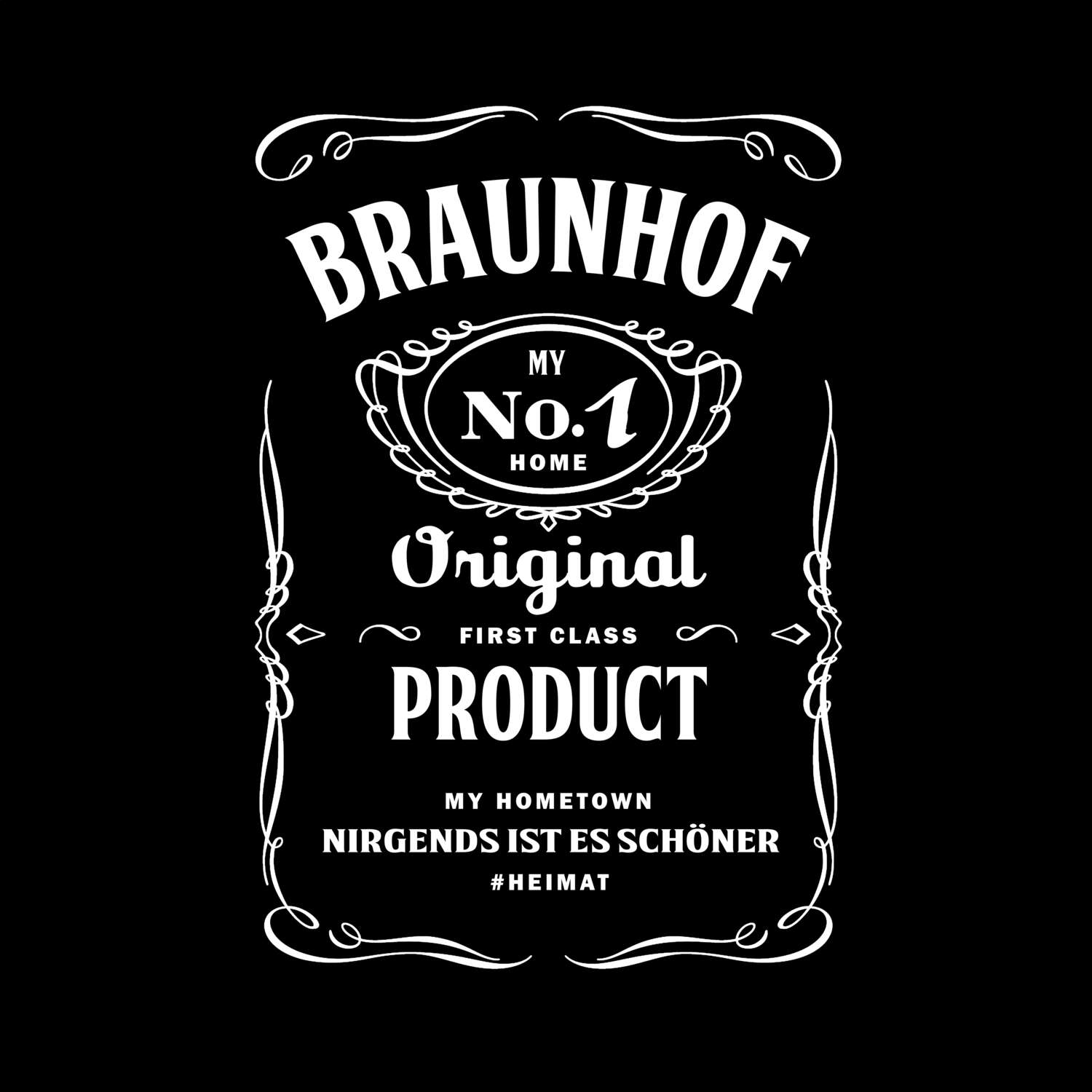 T-Shirt »Jackie« für den Ort »Braunhof«