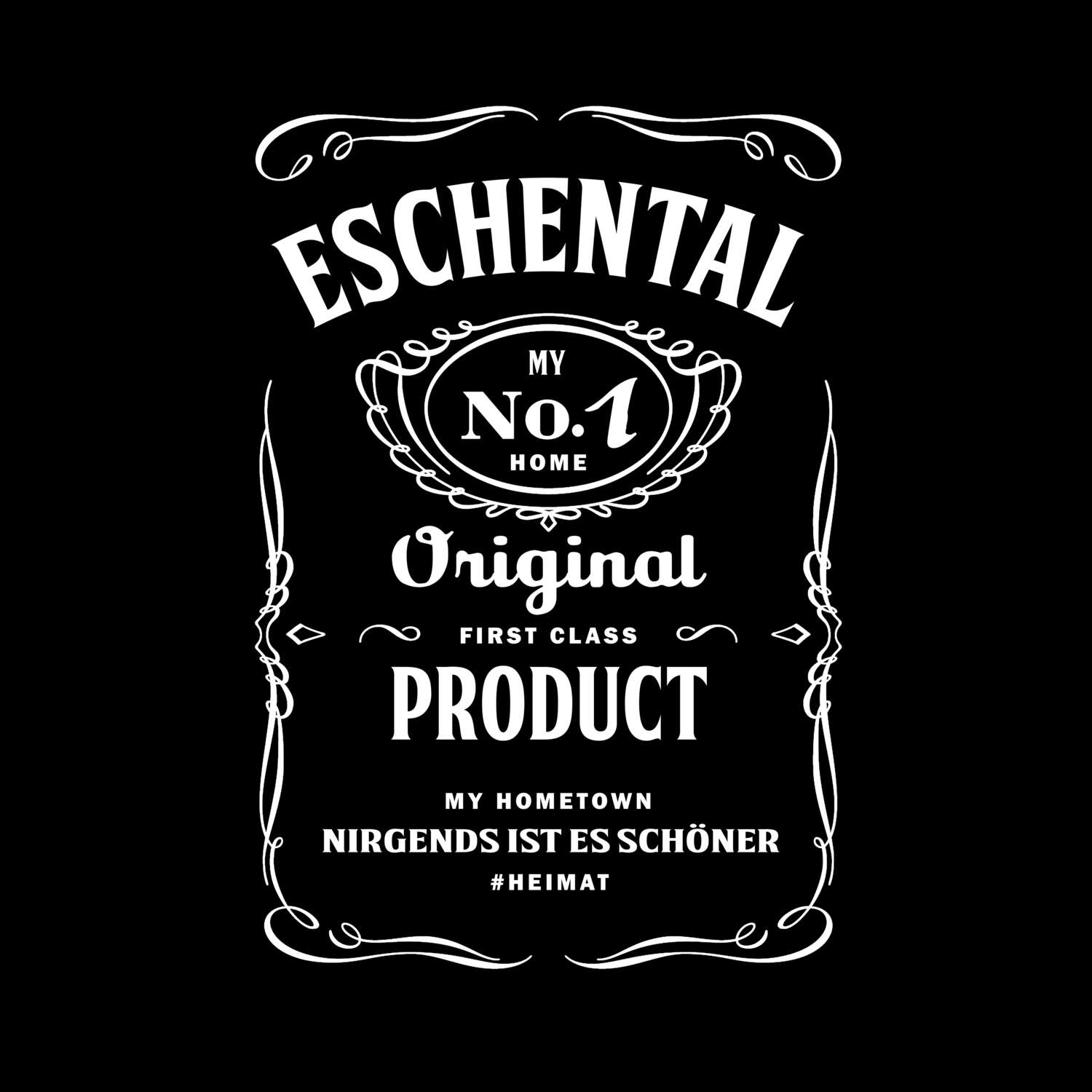 T-Shirt »Jackie« für den Ort »Eschental«