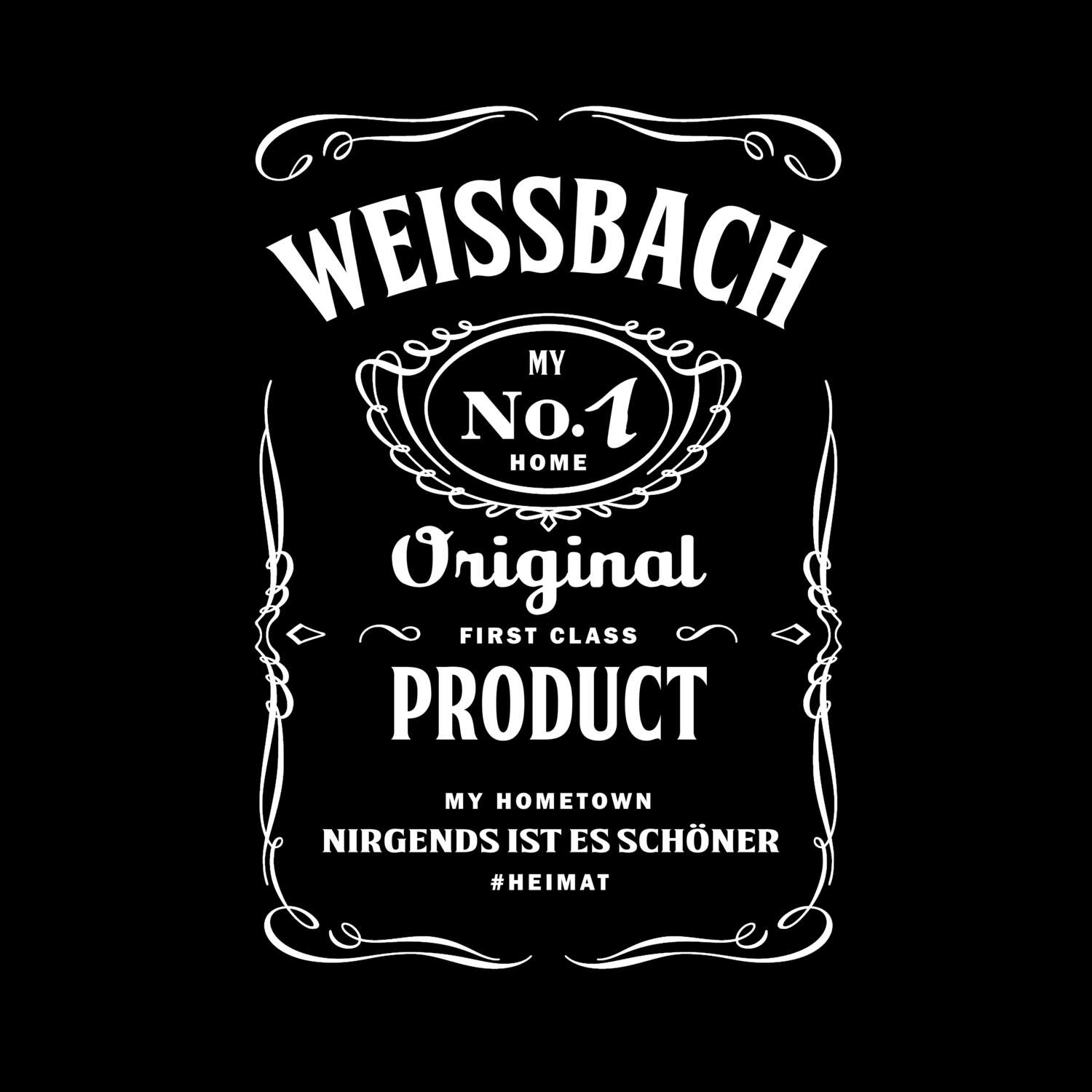 T-Shirt »Jackie« für den Ort »Weißbach«