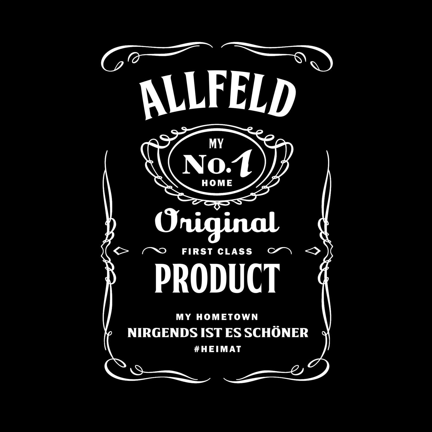 T-Shirt »Jackie« für den Ort »Allfeld«