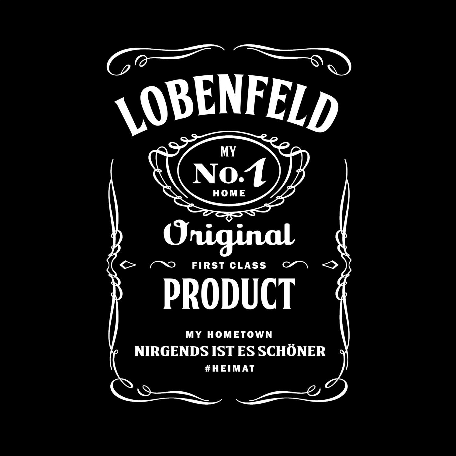 T-Shirt »Jackie« für den Ort »Lobenfeld«