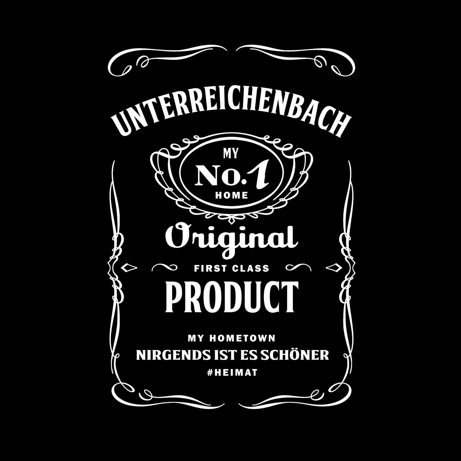 T-Shirt »Jackie« für den Ort »Unterreichenbach«