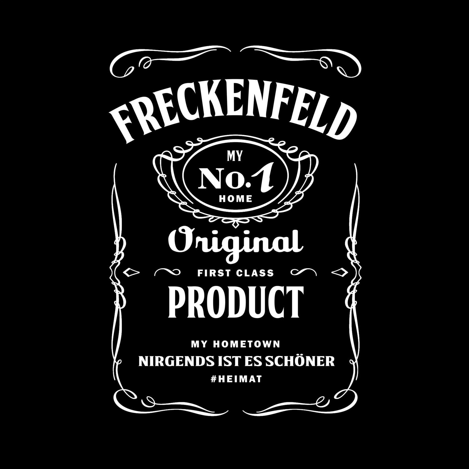 T-Shirt »Jackie« für den Ort »Freckenfeld«