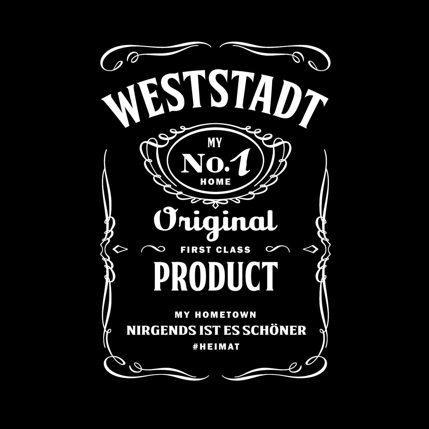 T-Shirt »Jackie« für den Ort »Weststadt«