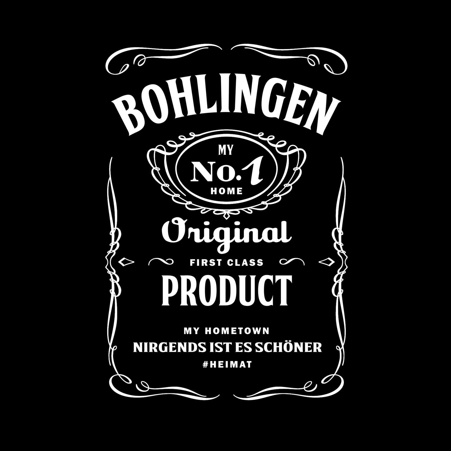 T-Shirt »Jackie« für den Ort »Bohlingen«