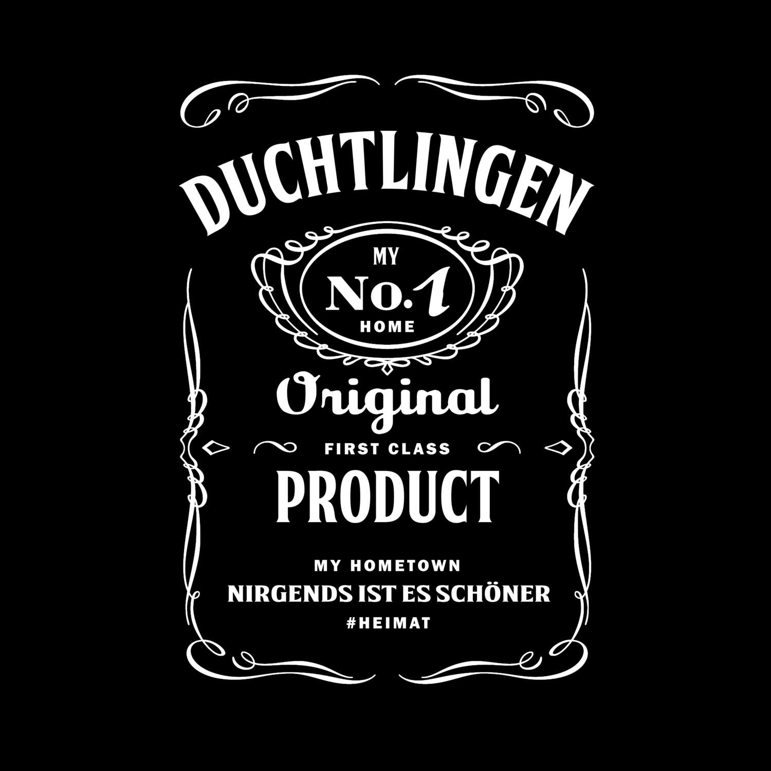 T-Shirt »Jackie« für den Ort »Duchtlingen«